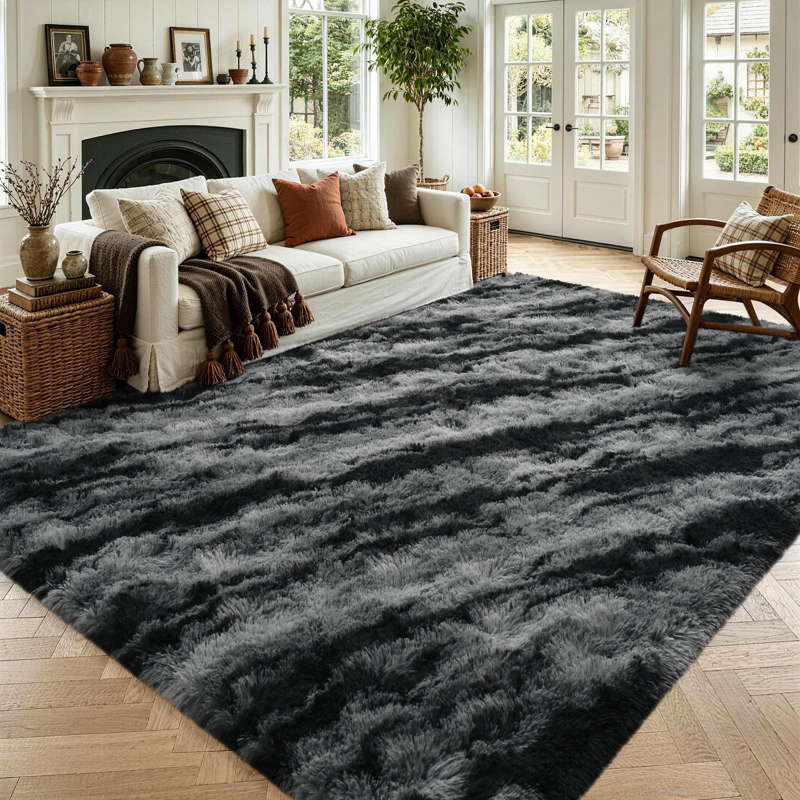 Noahas Fluffy 5x7 Rug