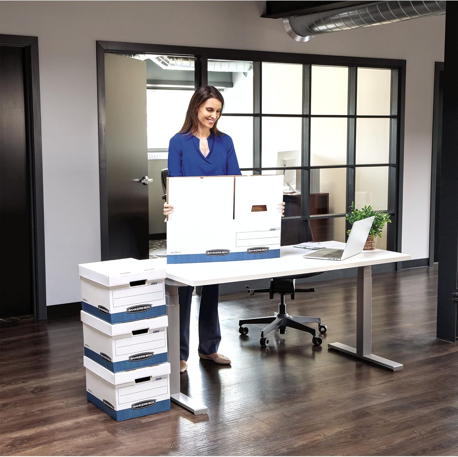 Buy Bankers Box PRESTO HeavyDuty Storage Boxes, Instant Assembly, Lift