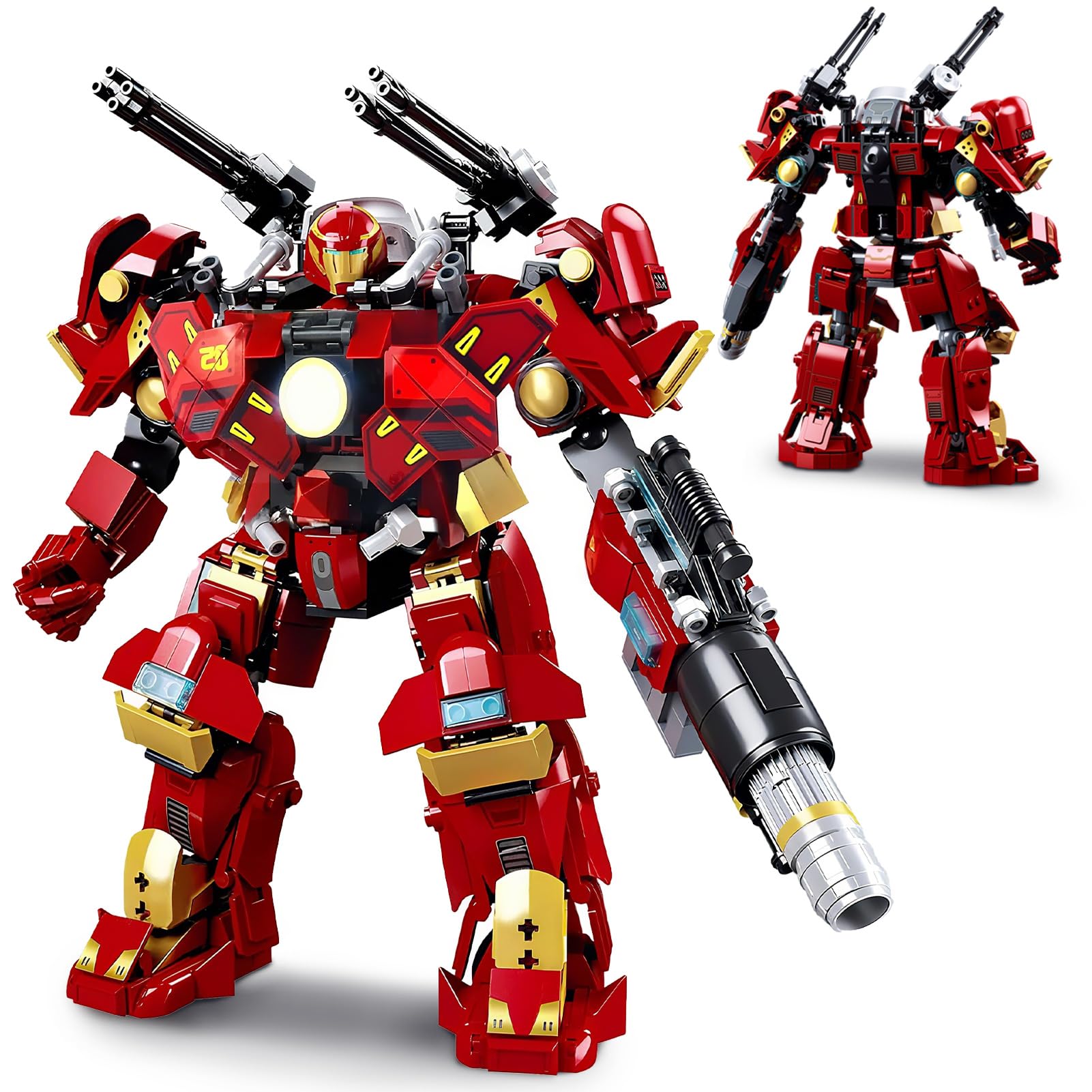 【値下げ】GA-81 デラックスフィギュア ロボット Amazon.co.jp: BDXEJV メカロボット 変形ビルディングブロックセット
