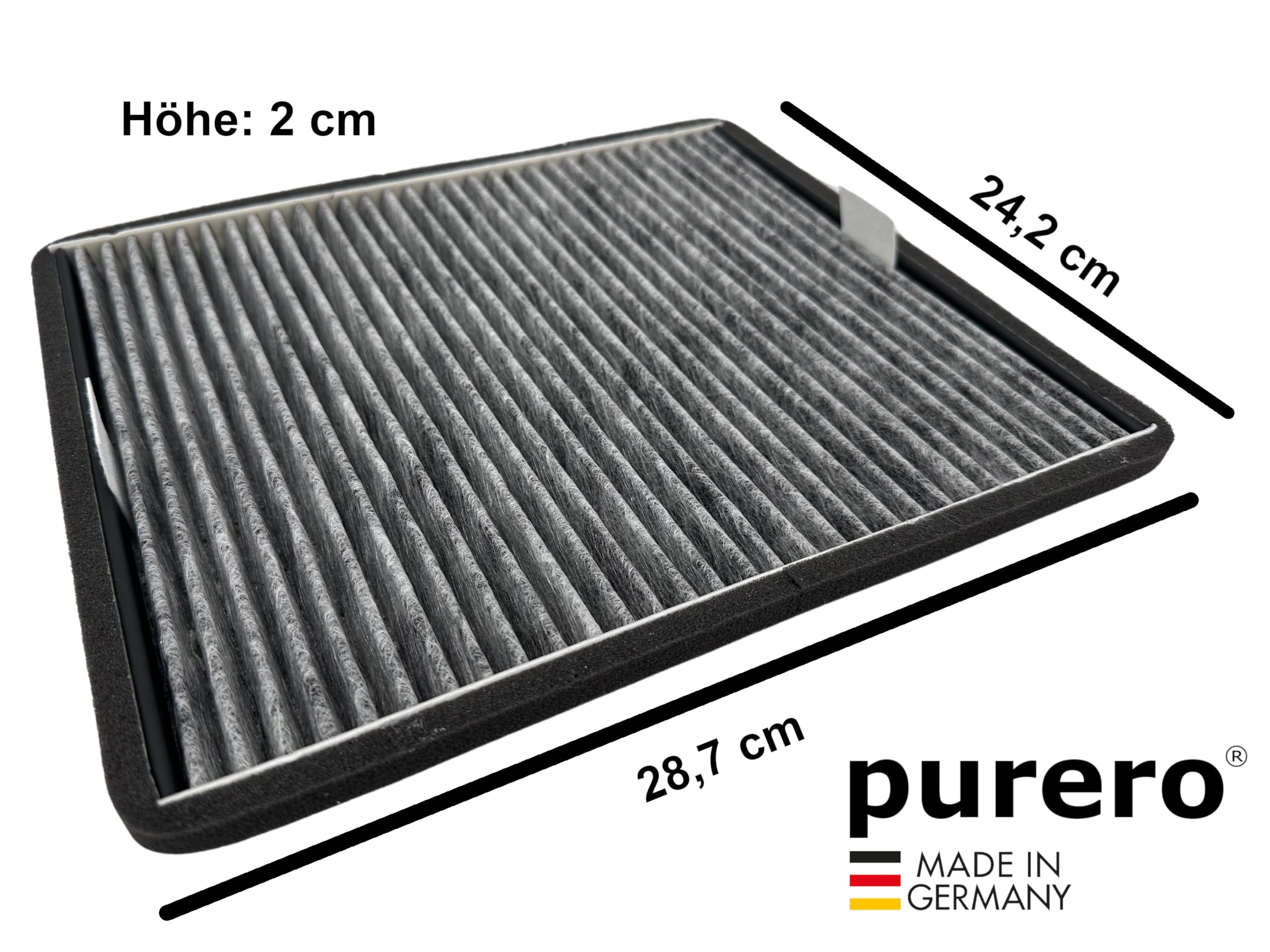 purero® Actief koolfilter - vervangingsfilter voor Miele DKF 12-P
