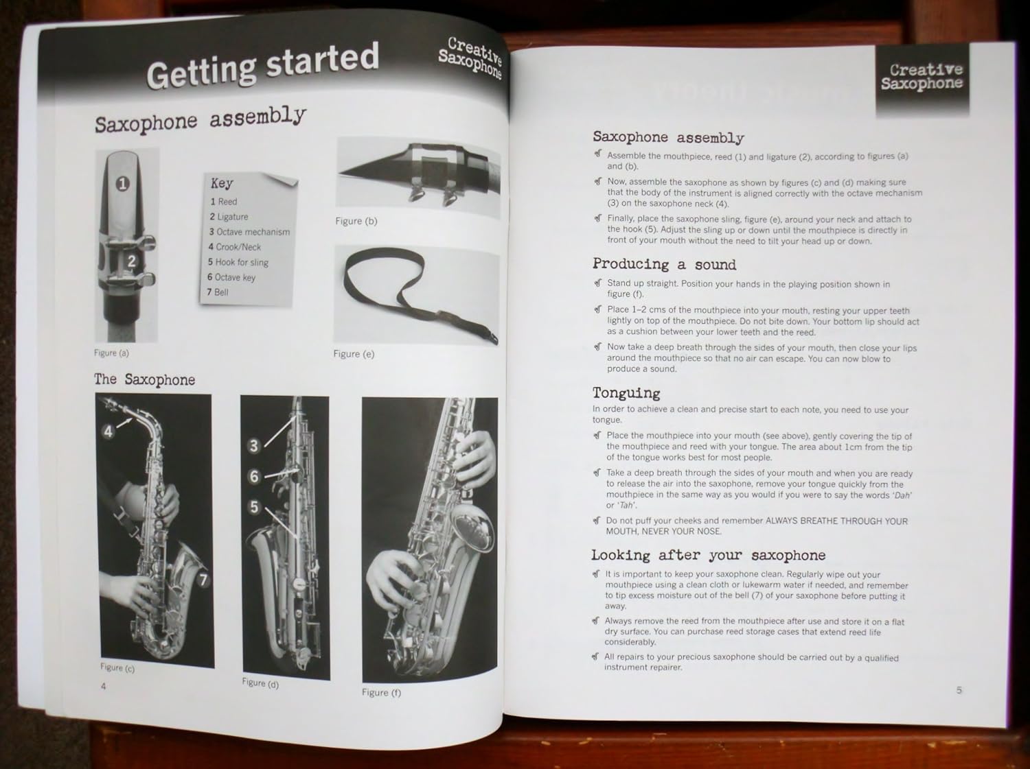 Creative Saxophone + CD: A fresh approach for beginners featuring jazz & improvisation: A Fresh Approach for Beginners Featuring Jazz and Improvisation by Kellie Santin (12-Feb-2004) Paperback      Paperback