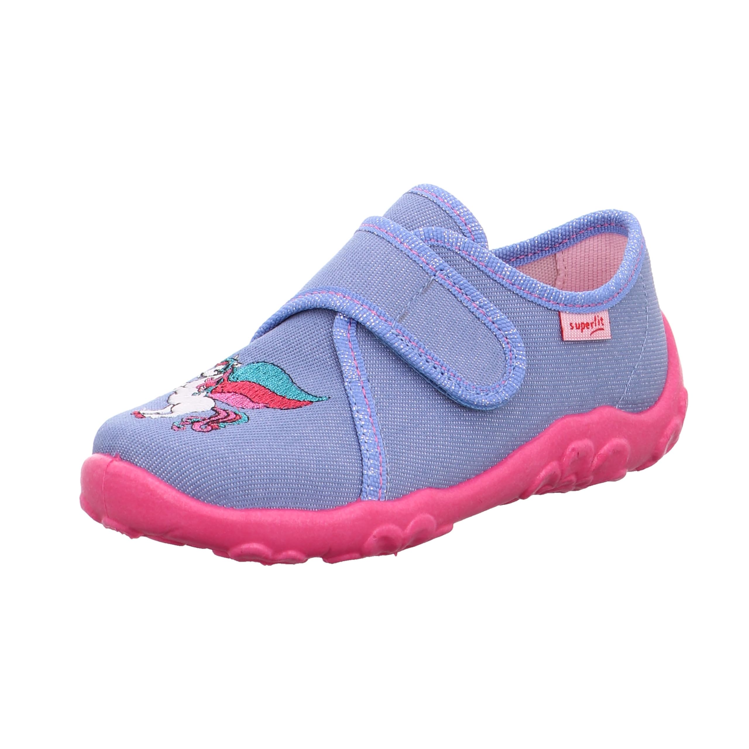 Superfit Bonny Slipper, Blue/Pink 8030, 35 EU/2.5 UK
