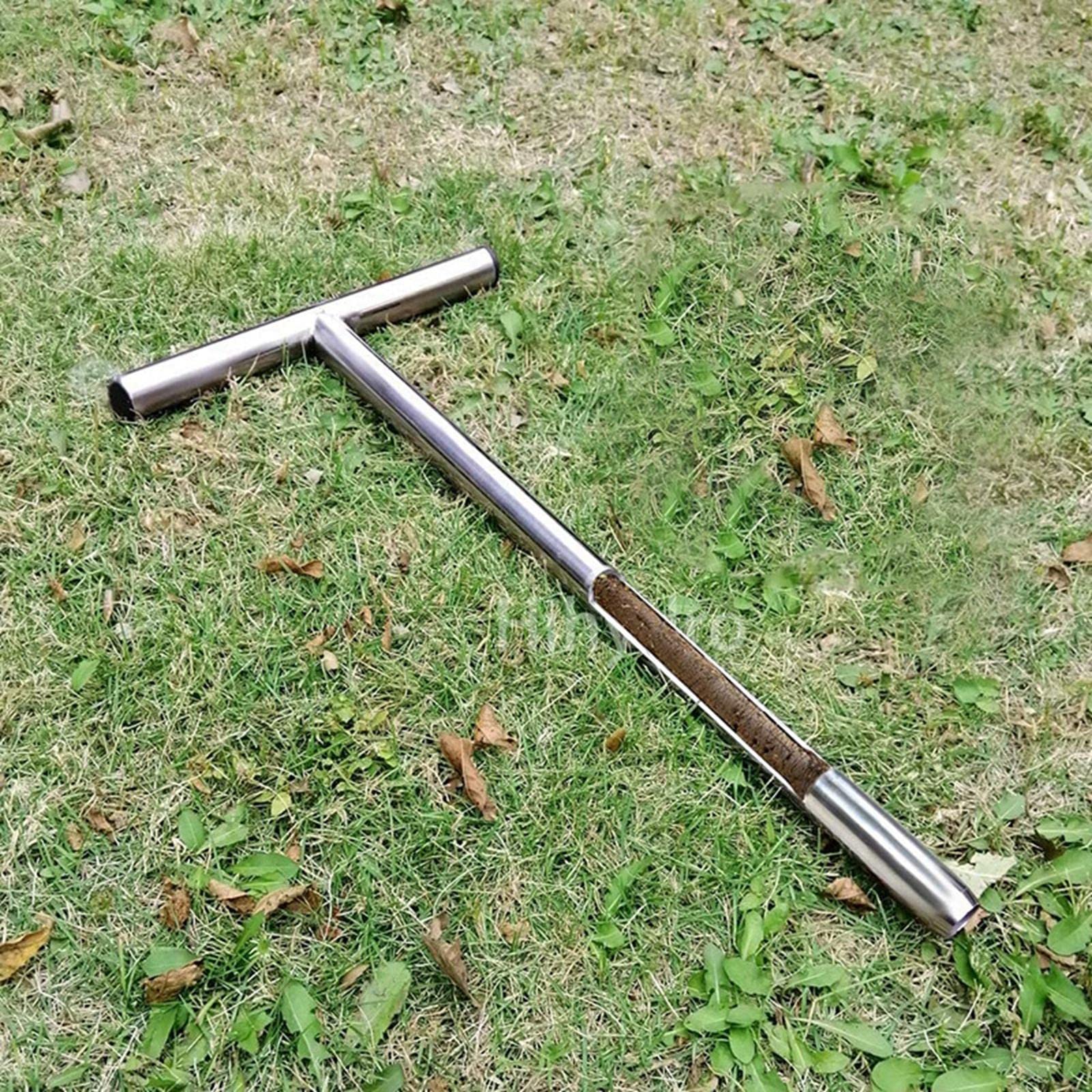 Escarificador de Césped Herramienta Manual Aireador Jardín para Tierra Endurecida Acero Pedal Reforzado Adecuado para Jardinería