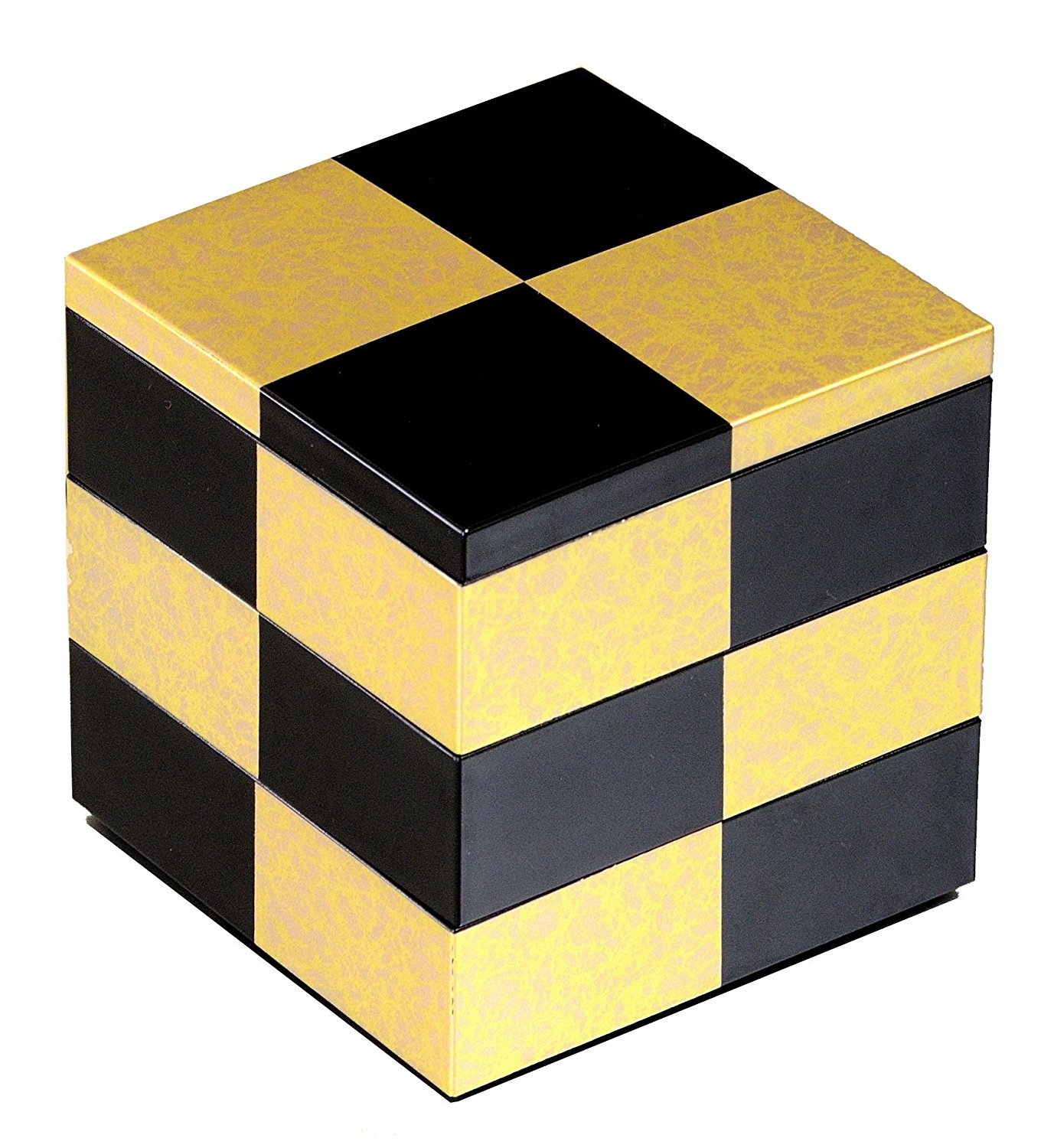 Amazon｜KZ2620 市松GOLD4.0三段重（黒）（A） 【Kaze-ya style 北市