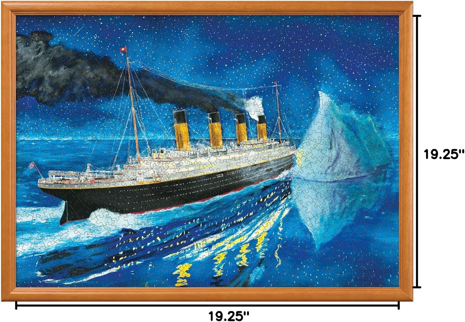 MasterPieces 1000 Piece Jigsaw Puzzle for Adults, Family, Or Youth - Titanic Fateful Night - 19.25"x26.75"