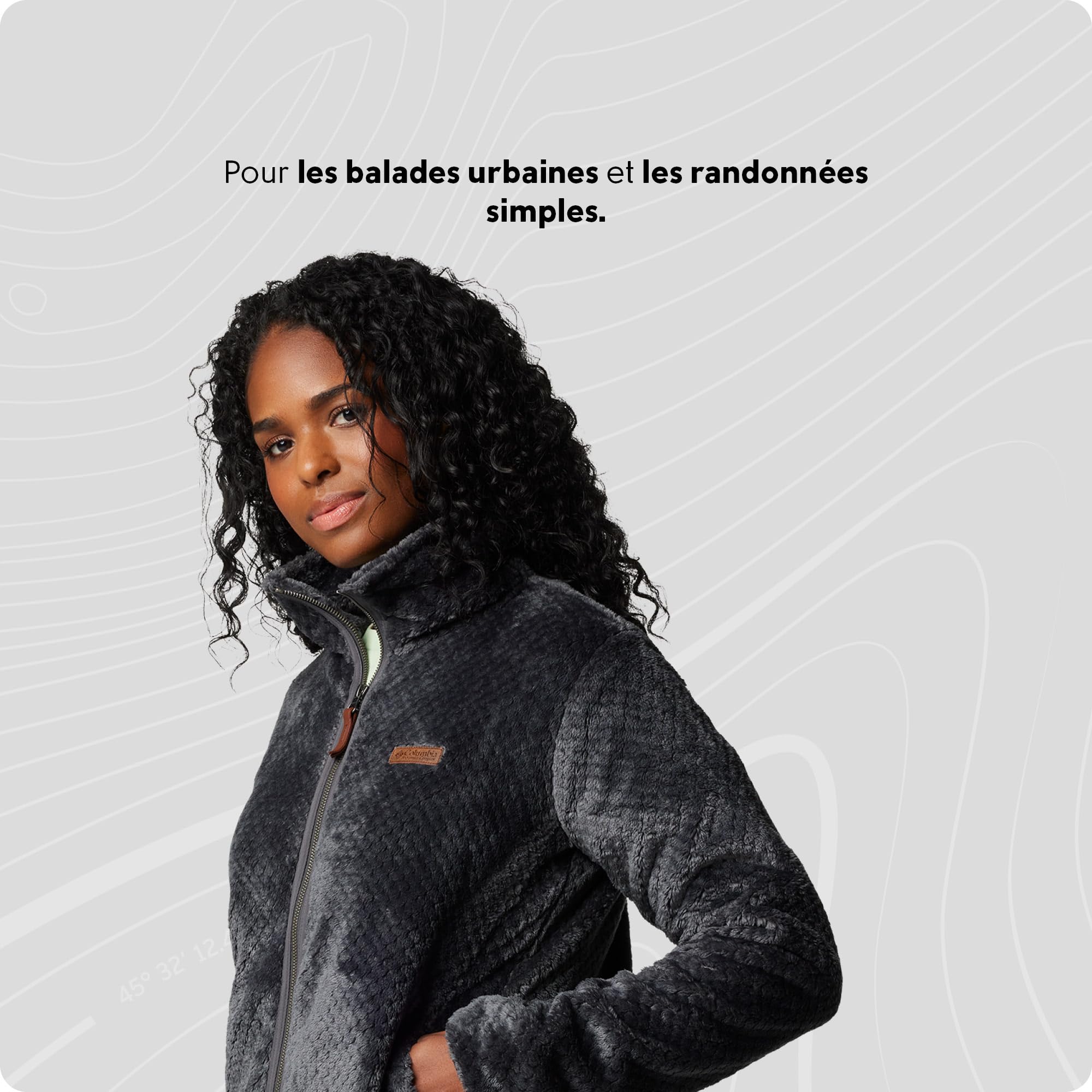 Columbia Fire Side II Sherpa Full Zip, Veste Polaire Entièrement Zippée pour Femme