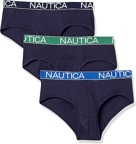 Nautica Calzoncillos clásicos elásticos de algodón para hombre