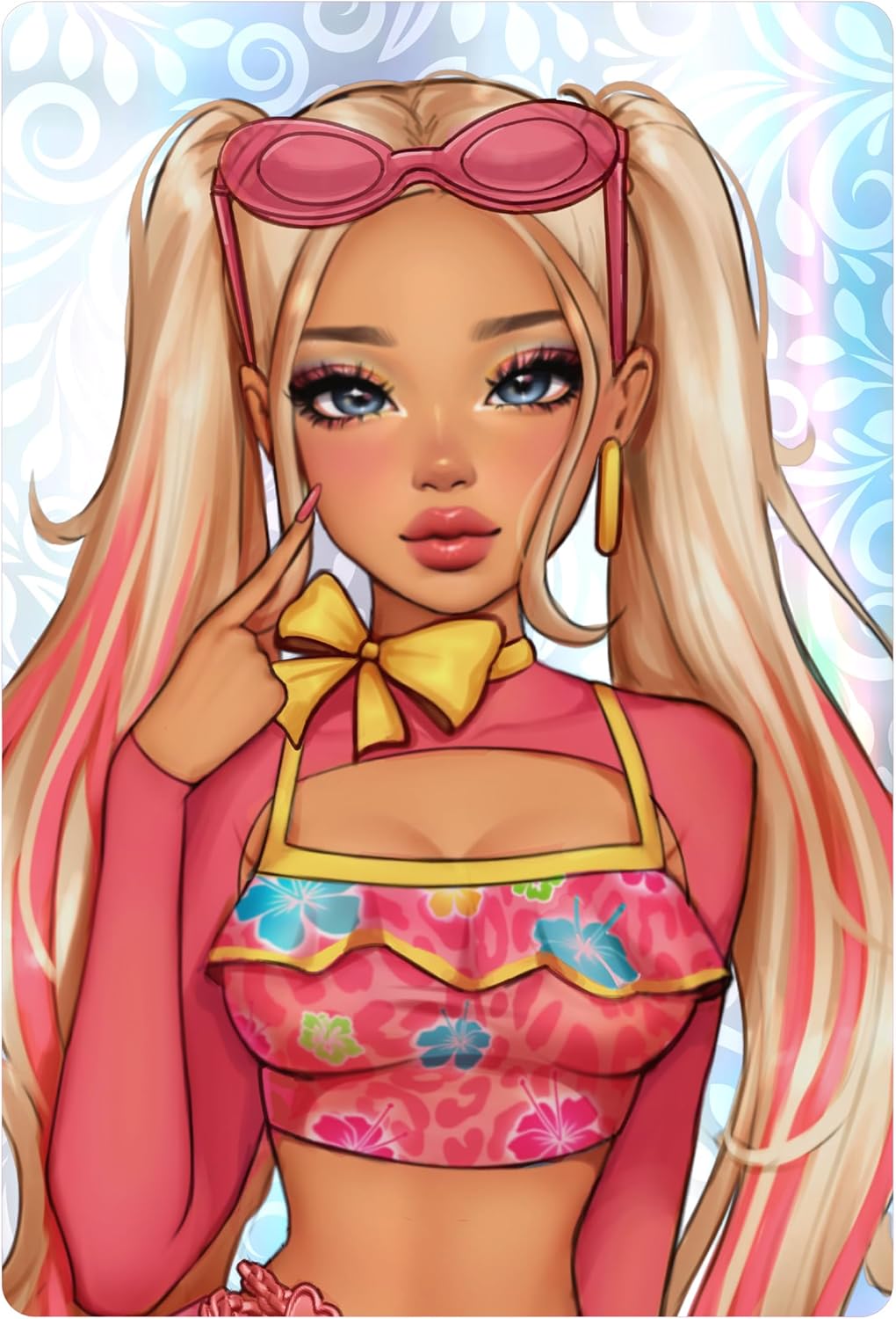 PhatMojo Dress to Impress — Bubblegum Gal Fashion Doll — Series 1 Wave 1 — 11.5-Inch Tall — Includes DLC Code Redeemable on Roblox — Officially Licensed Doll