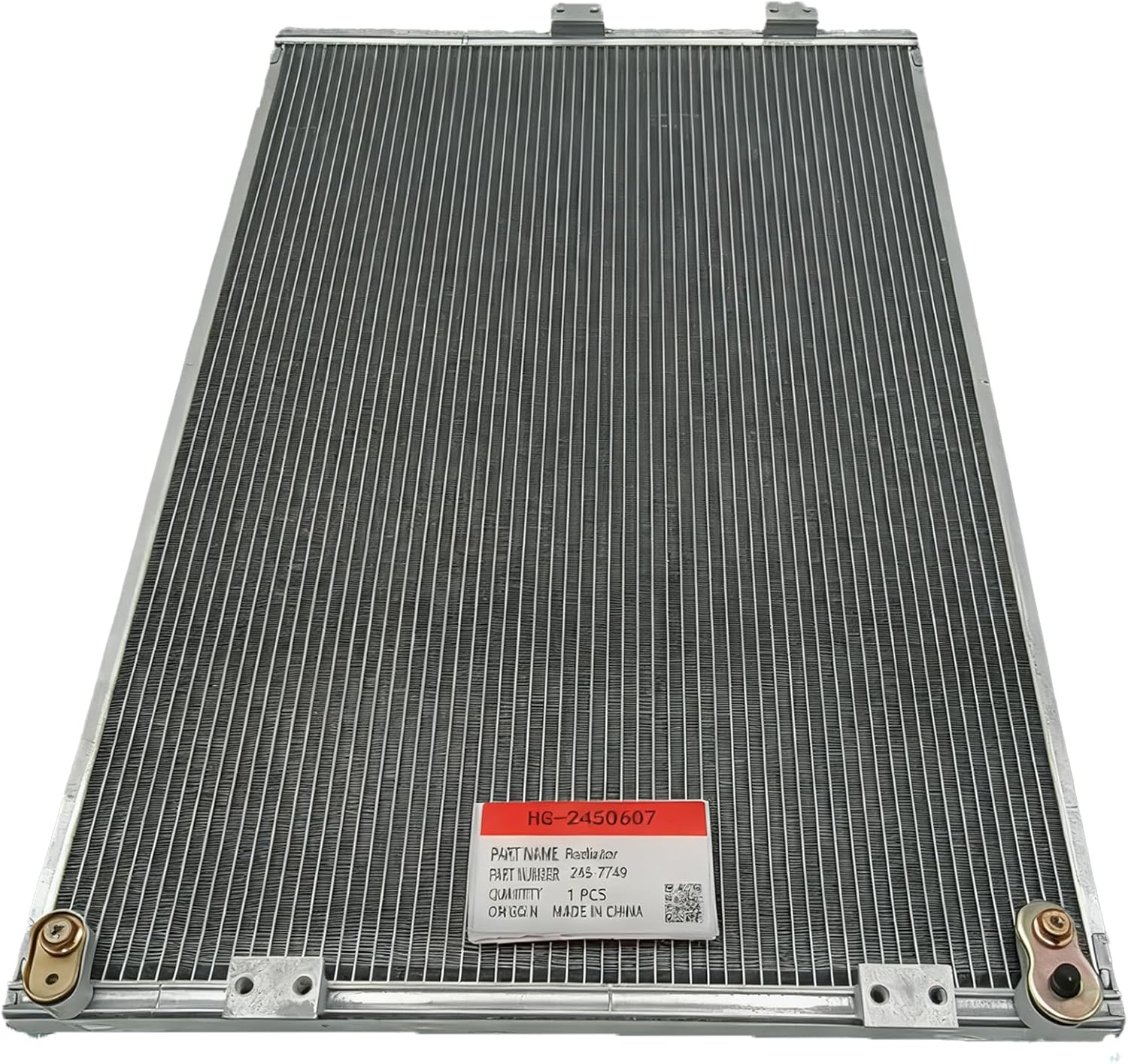 A/C Condenser Core 245-7749 235-8880 2457749 2358880 Fikowjs Compatible for CAT 312D 318D 320D 323D 385C 390D 307D Excavator