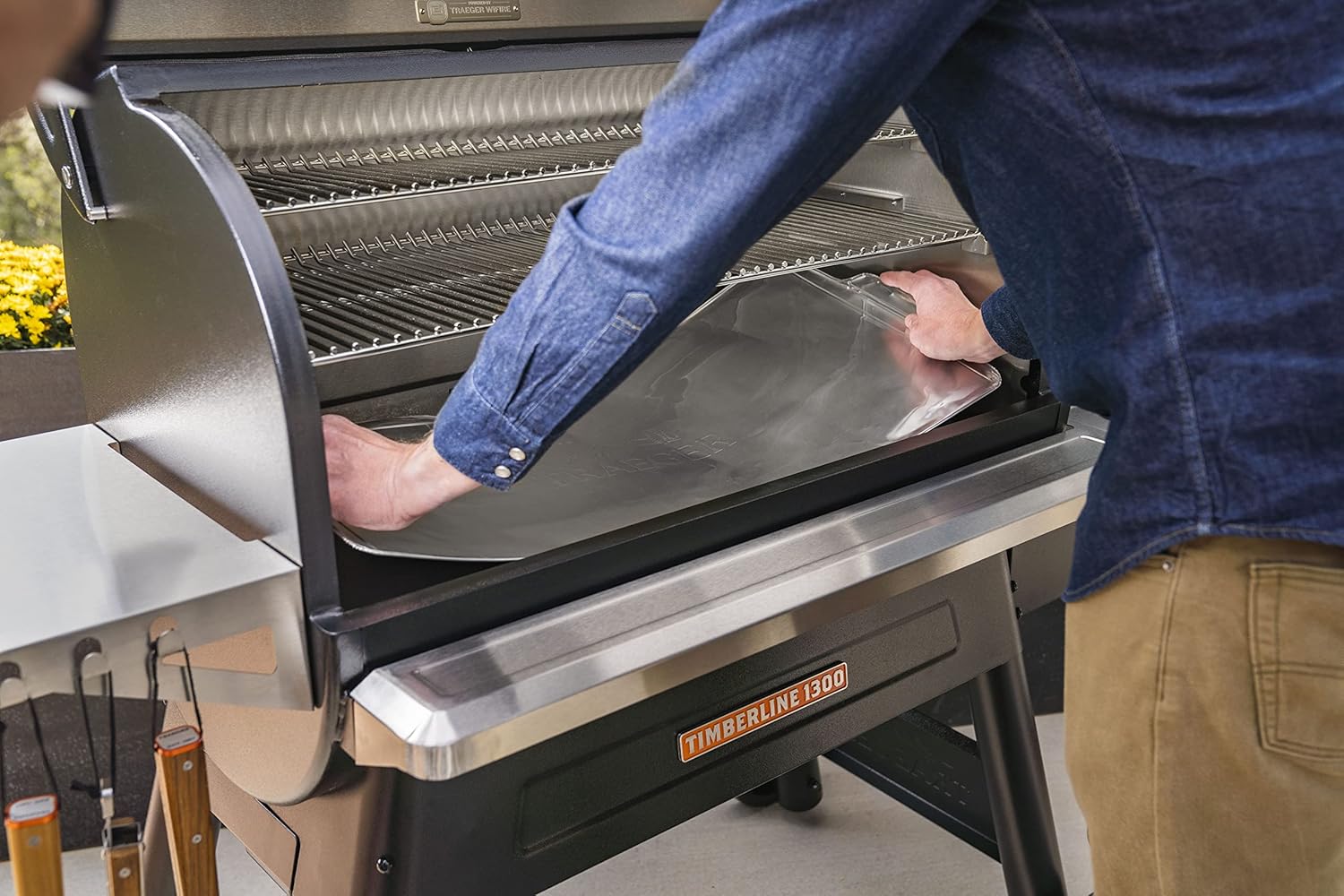 Traeger BAC515 Drip Tray Liner 5-Pack for Timberline 1300 Wood Pellet Grill and Smoker : Patio, Lawn & Garden