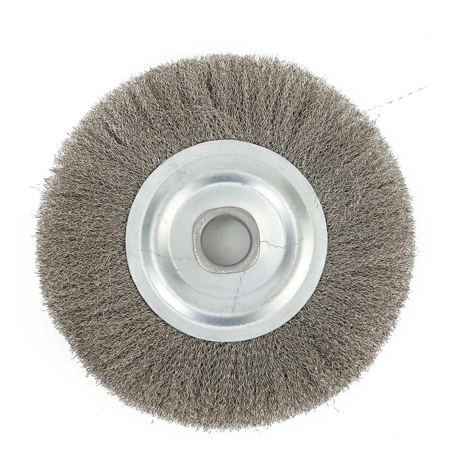 125 mm 5 cali zwinięta krawędź szczotka druciana ze stali nierdzewnej szlifierka ławka szlifierka 16 mm otwór metal gratowanie polerowanie narzędzie