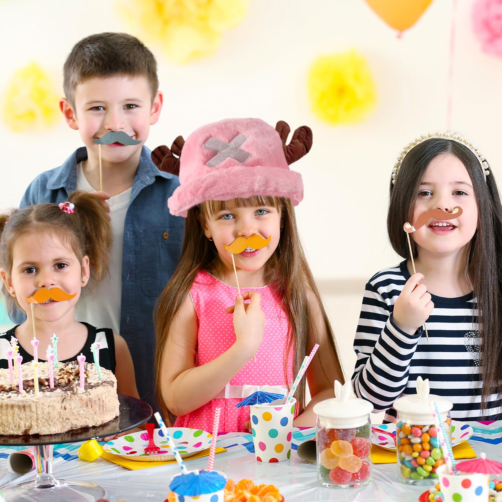 Cappello per cosplay anime, cappello da chopper, cappello anime, per cosplay, feste di compleanno, cappello di peluche carino per adulti e bambini