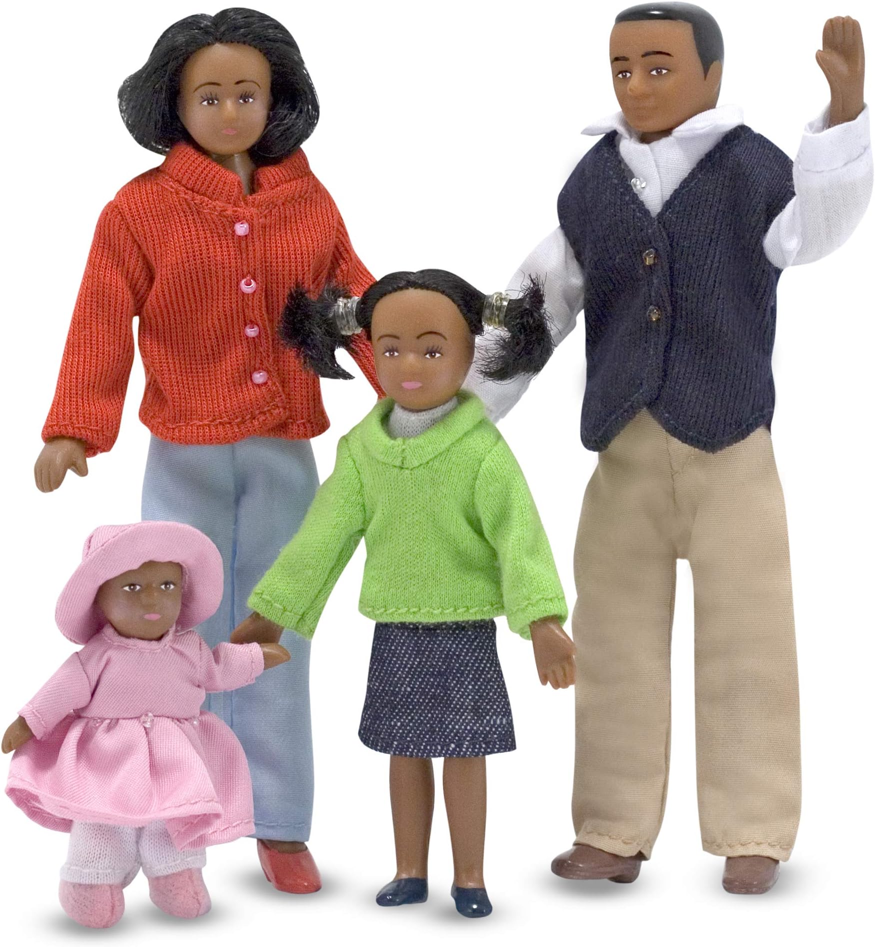 Melissa & Doug Victorian Doll Family - African-American