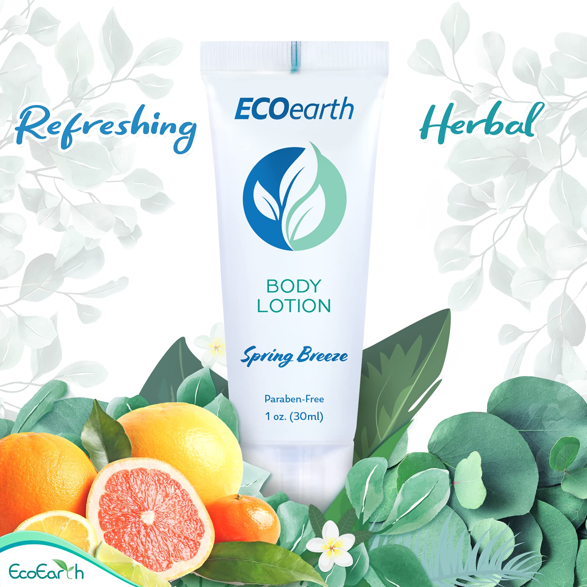 Amazon.com : EcoEarth Travel Size Lotion (1 fl oz, 100 PK, Spring
