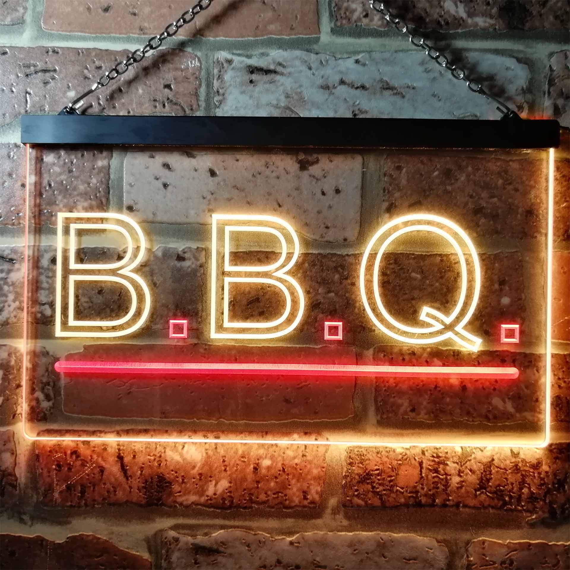 Amazon | B.B.Q. Barbecue Display Illuminated Dual Color LED看板