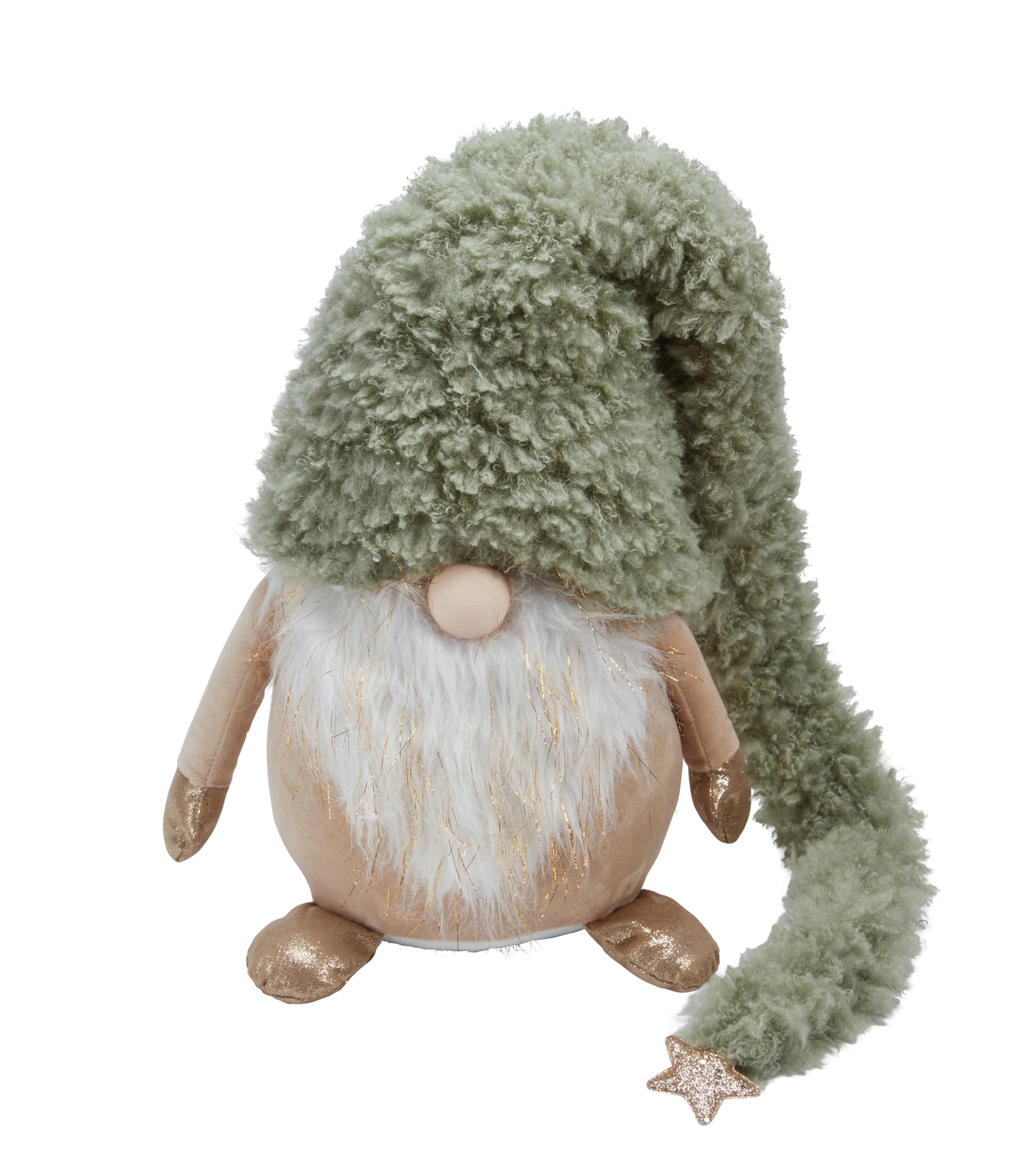 Smart Garden Multicolour Supersoft Sage Gonk – 34Cm Plush Christmas Decoration – Large Scandinavian Style Festive Gnome