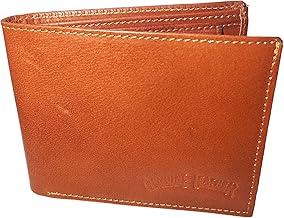 Hill V Wallet with RFID Blocking | Genuine Wallets Men Leather | Pocket for Cash,Cards and 1 Pocket Coins.