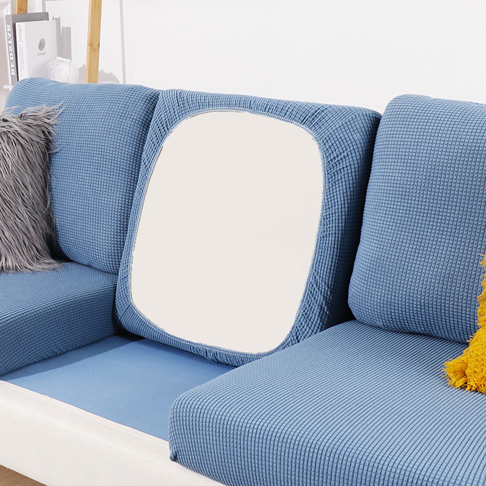 Housses de coussin de siège de canapé en velours extensibles pour protéger des animaux