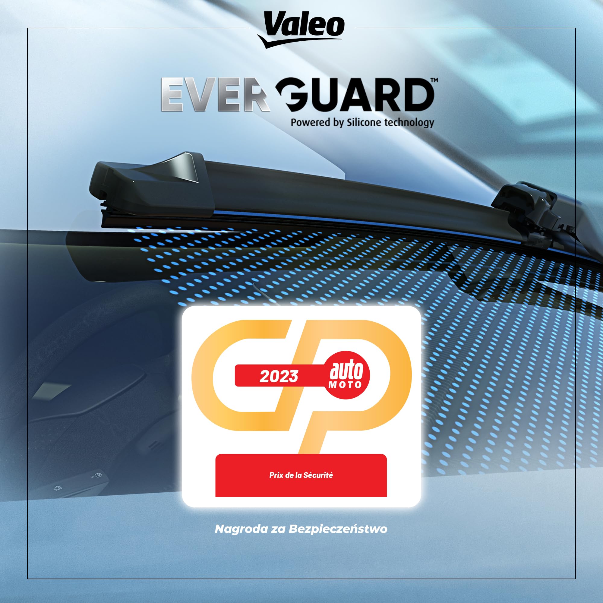 Valeo Everguard - Premium - VSF53 - Wycieraczka w Technologii Silikonowej - Długość: 530mm (1 szt.) - Przód - 566008