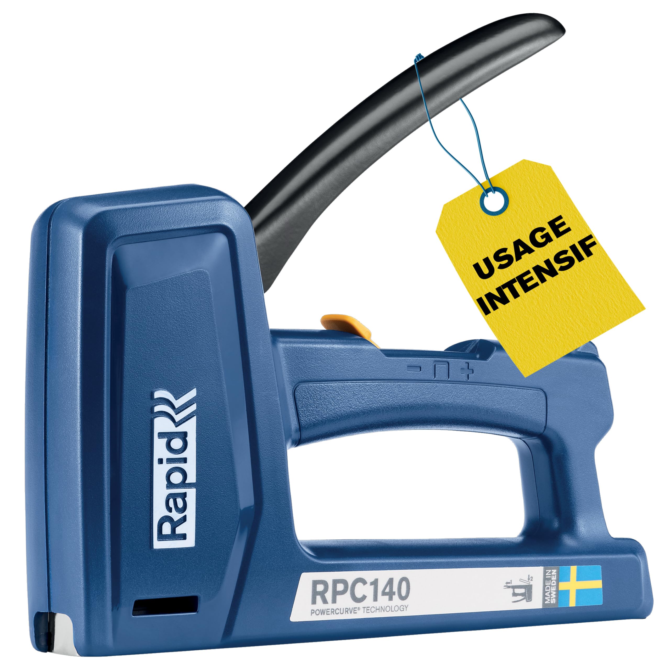Rapid RPC140, agrafeuse murale manuelle, pour bois/textile/plastique, agrafes jusqu'à 16 mm