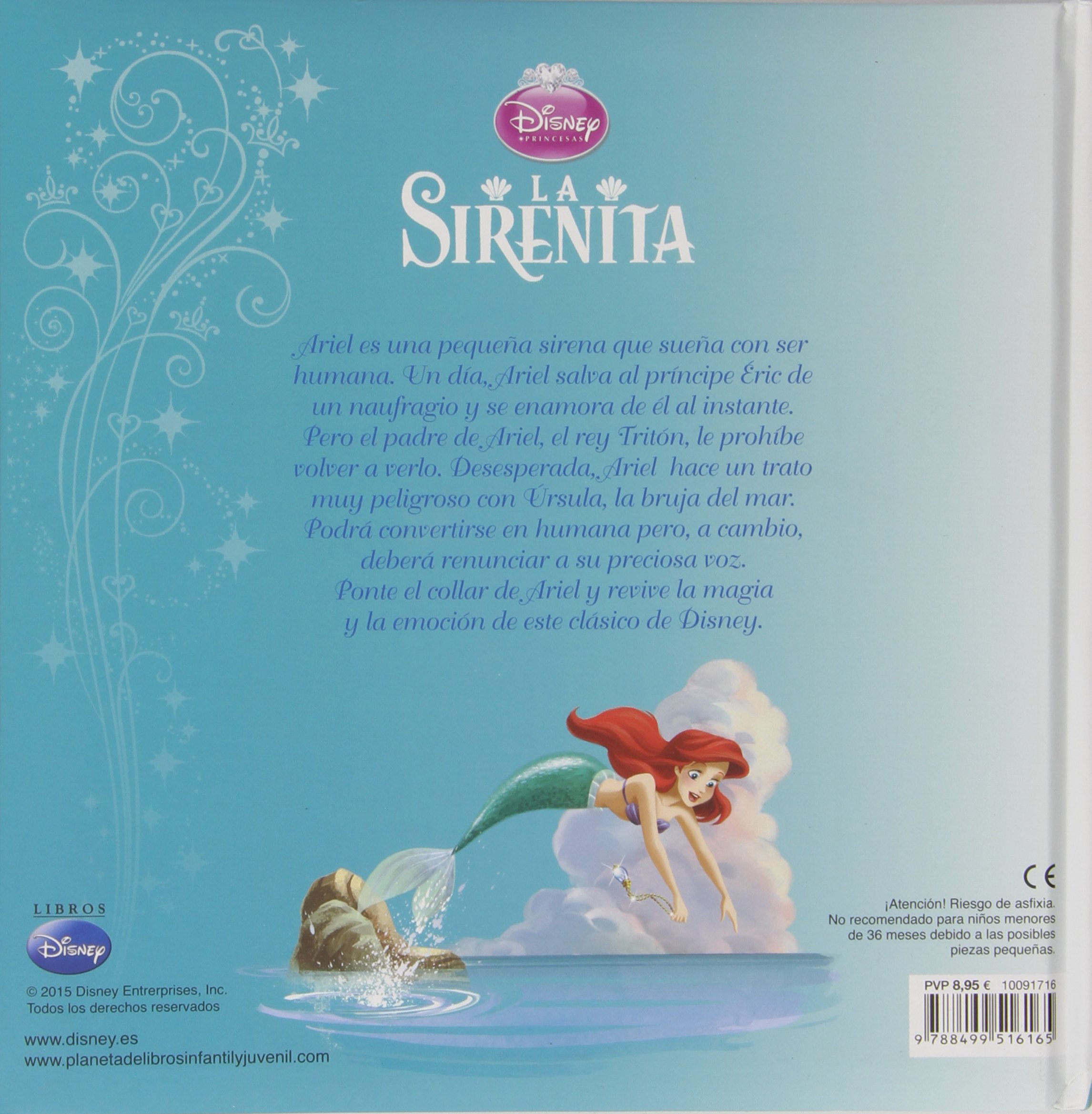 La Sirenita. Con un collar de regalo (Disney. Princesas)