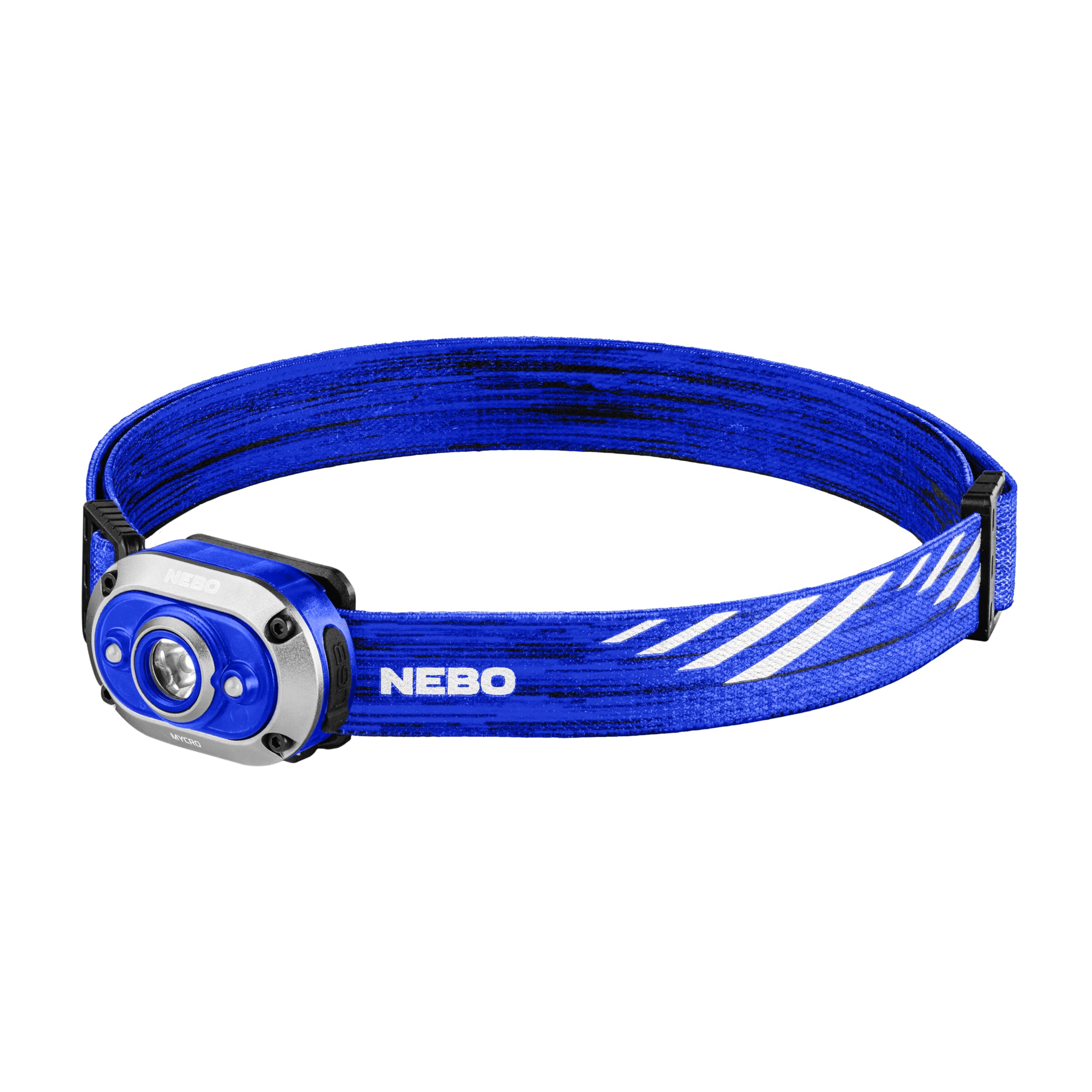 NEBO MYCRO 450 Rechargeable Headlamp | 450 Lumens, 6 Light Modes, Water Resistant, Detachable Hat Clip, Super Bright Head Lamp for Camping & Hiking,