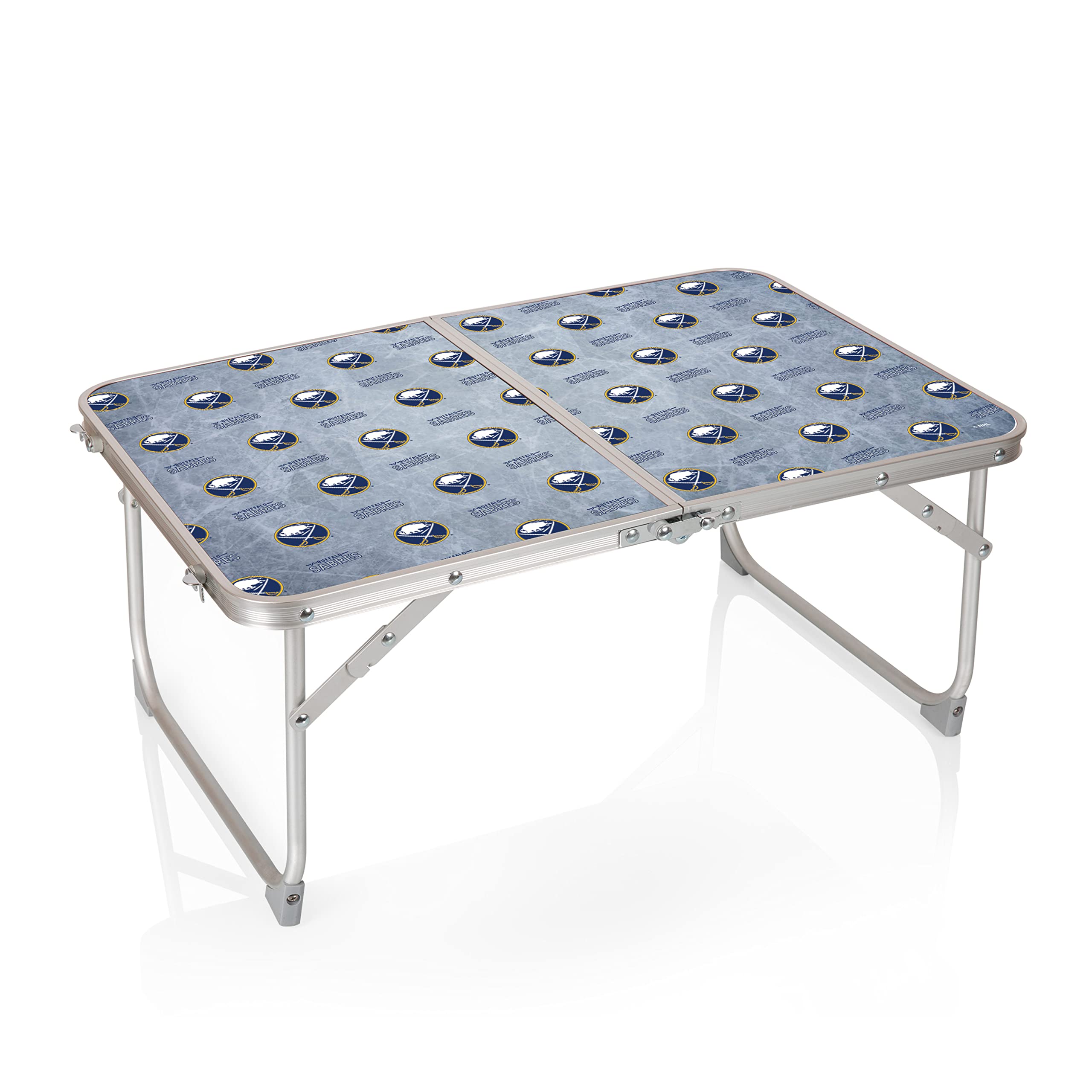 PICNIC TIME NHL Unisex-Adult NHL Concert Mini Portable Table, Small Folding Table, Mini Picnic Table