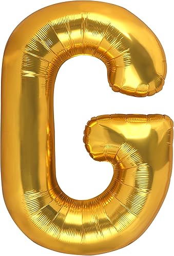 Miniatura 10 de Globos gigantes de la letra H dorados de 40 pulgadas, decoraciones de fiesta de cumpleaños, globos de helio del alfabeto de papel de mylar