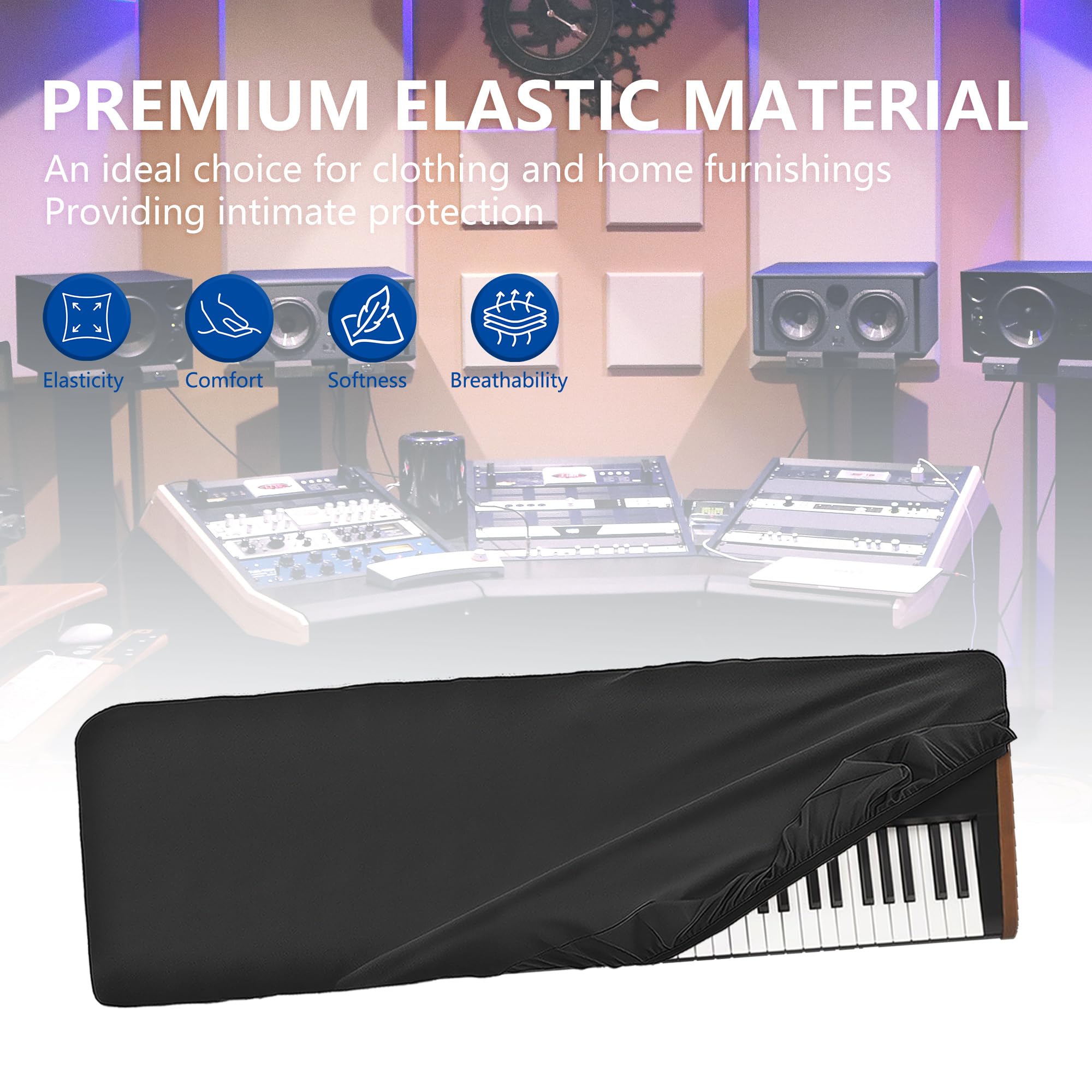 Amazon.co.jp: Musiin 73キーピアノキーボードダストカバー、KORG