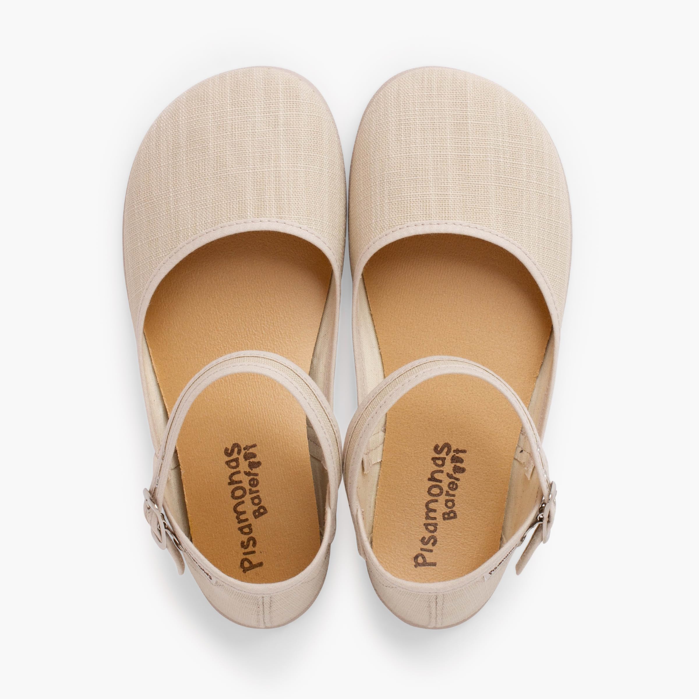 Pisamonas Merceditas Escotadas Barefoot Mujer Lino Fino