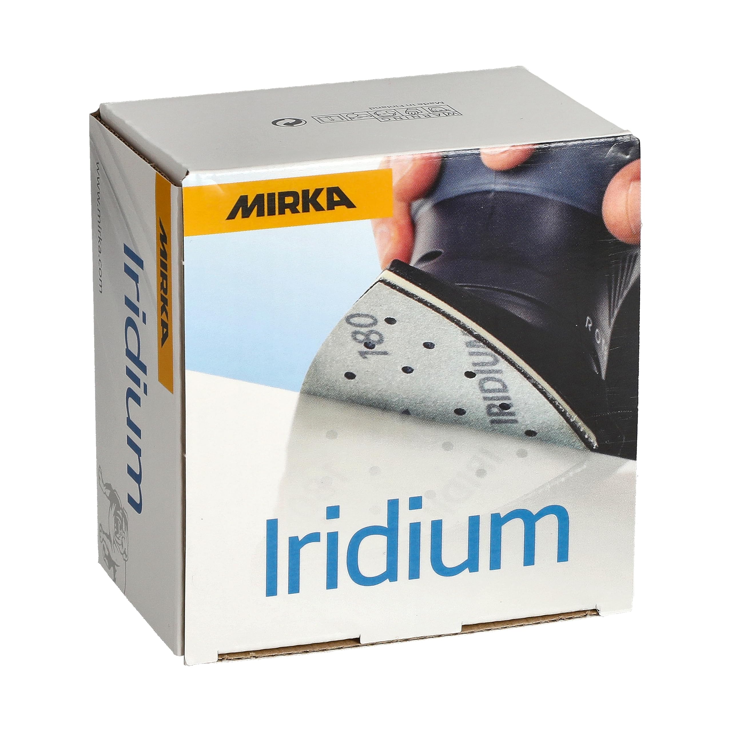 Mirka Papier abrasif triangle Iridium 93x93x93 mm 15 trous autoagrippant