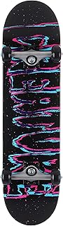 Creature Skateboard Complete 3D Logo Black/Purple 7.75