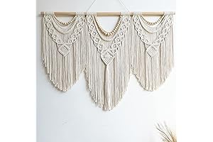guzhiou Extra Large macrame wall hanging