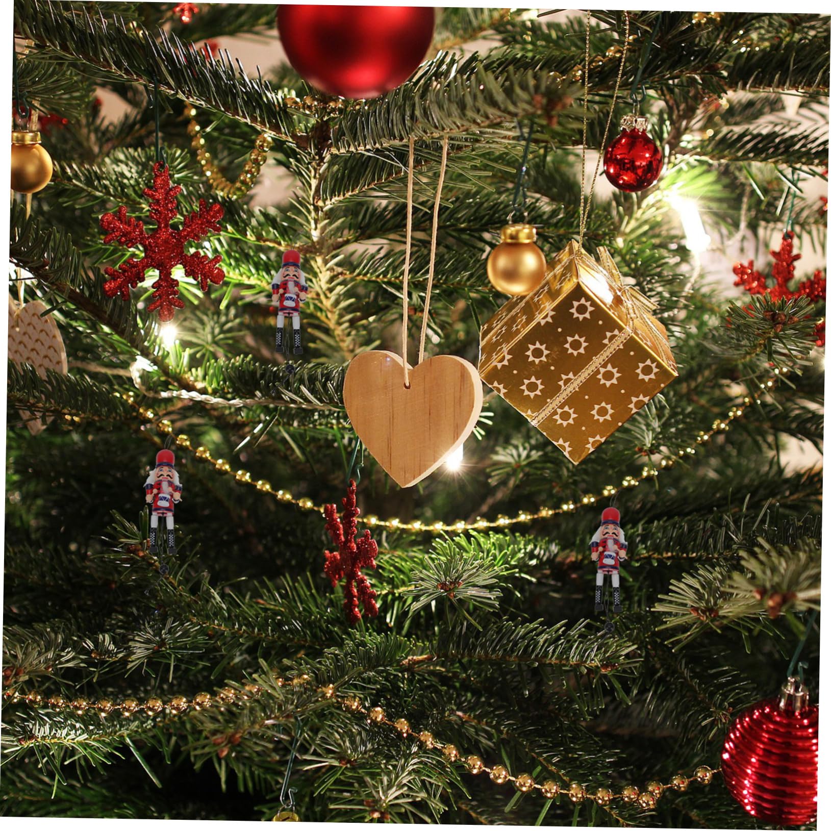 Cabilock 4 Set Schiaccianoci Peluche Bambola Rinata Mini Bambola Marsupio Per Bambole Parlante Da Spiaggia Mostro Accessori Per Bambole Colorful Di Legno 3 Pezzi * 4