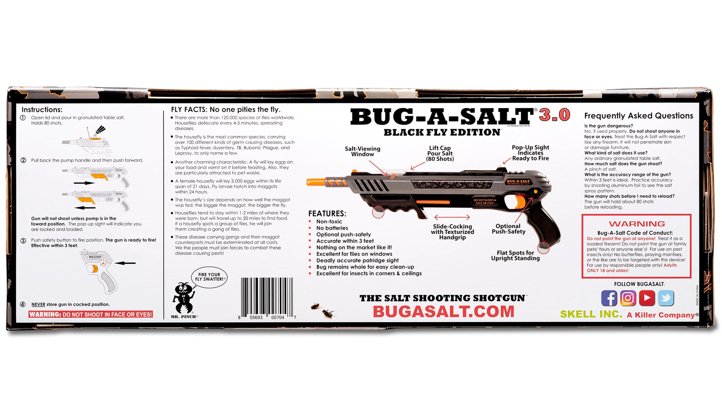Bug-A-Salt 3.0 Black Fly Edition