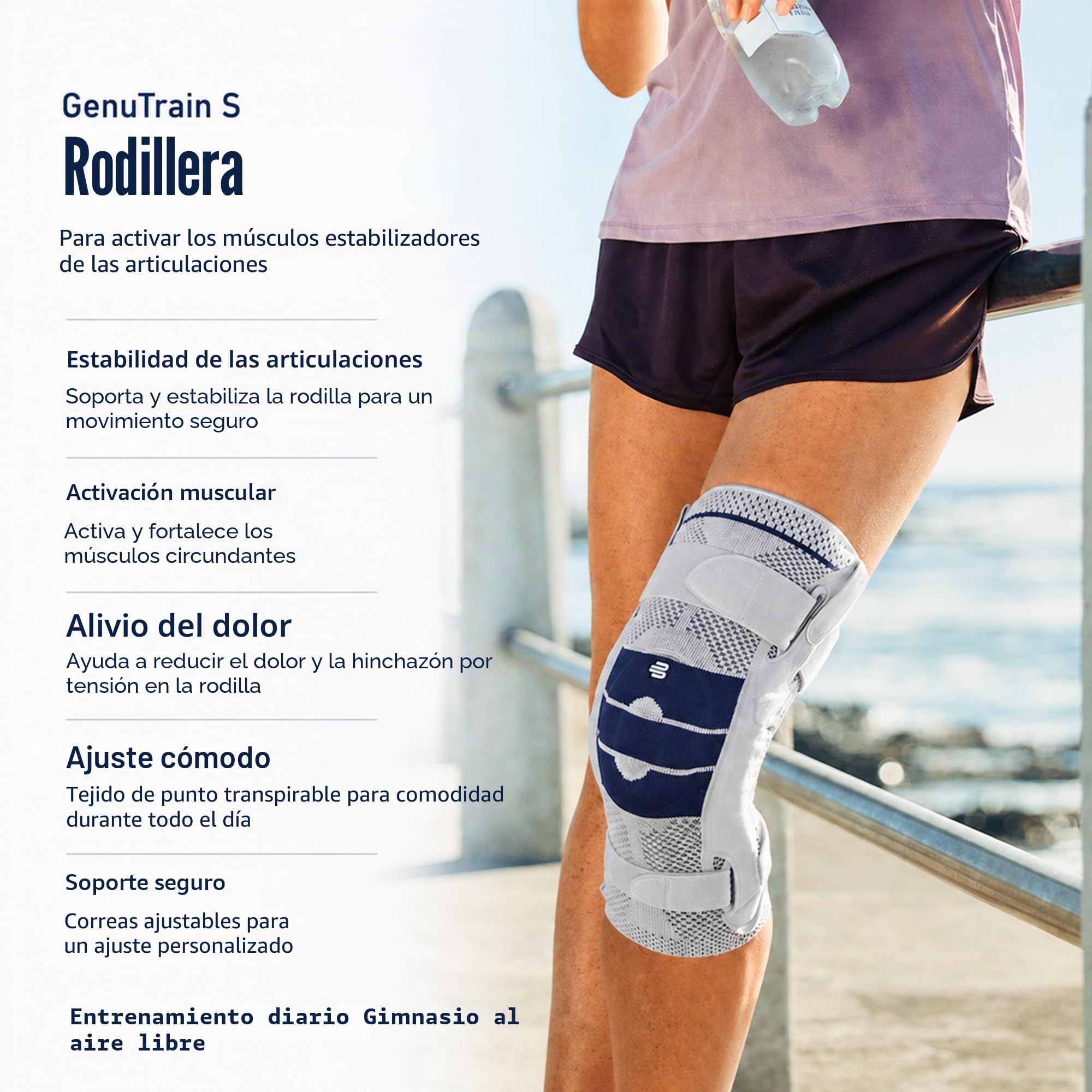 Bauerfeind GenuTrain S Vendaje de Rodilla