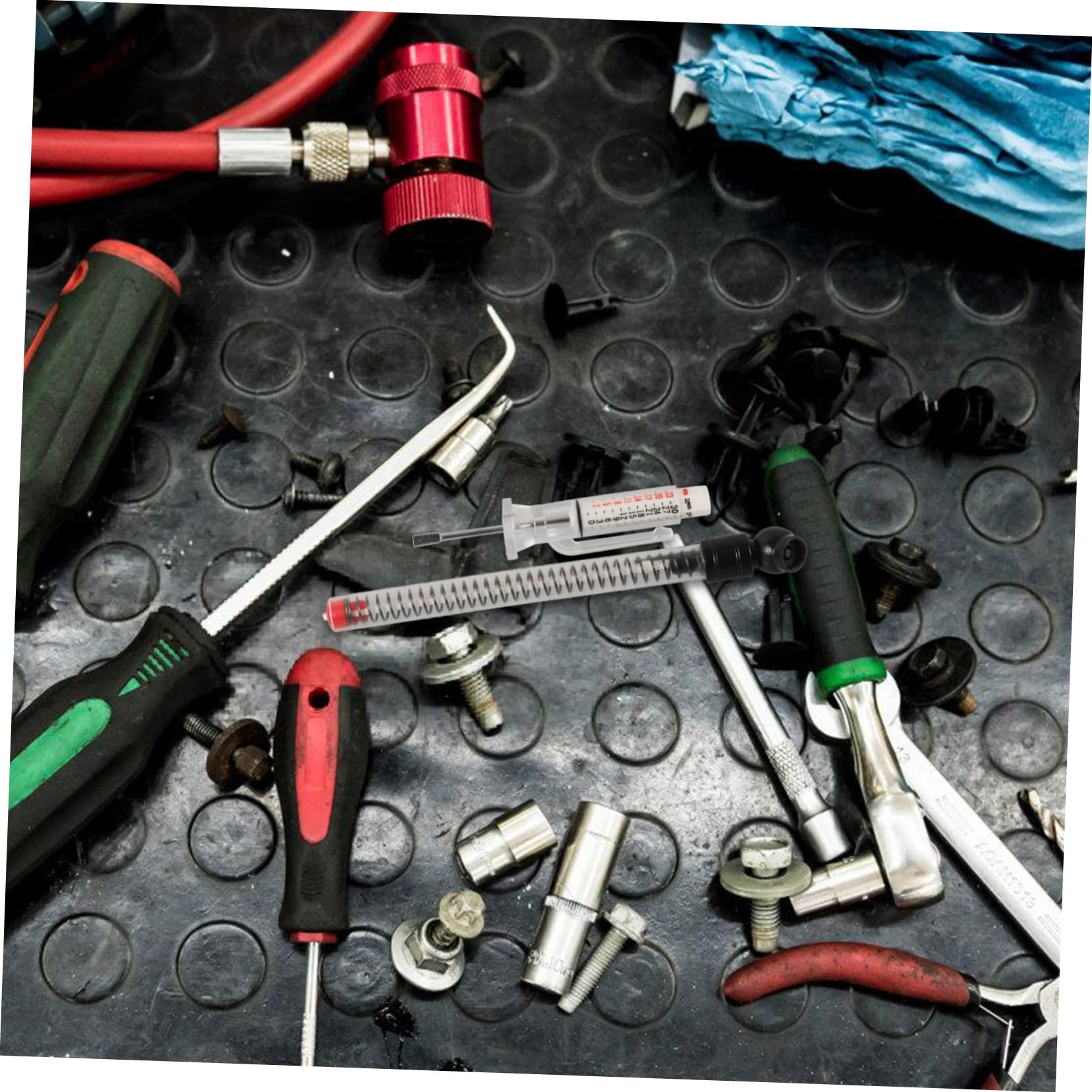 BUGUUYO Tire Tread Depth Gauge for Cars Measure Depth Tool Portable Design Prevent Tire Blowouts Essential Car Tool