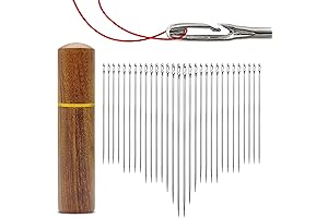 Self-Threading Sewing Needles for Effortless Hand Stitching