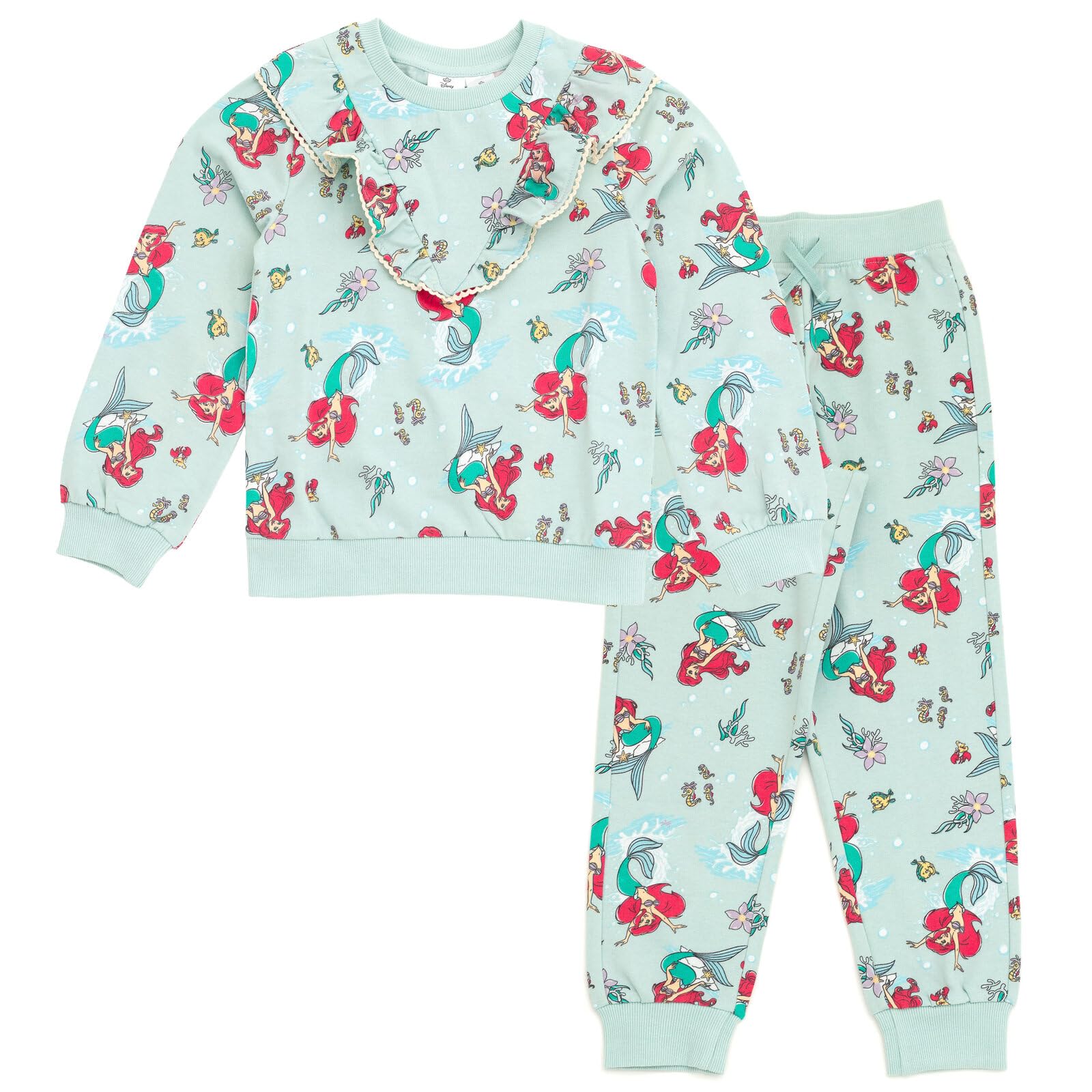 Disney Girls' Fleece Sweatshirt and Pants Set for Baby &amp; Kids