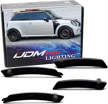 iJDMTOY Front/Rear Side Marker Light Housings For MINI R56/R57R59/R60/R61
