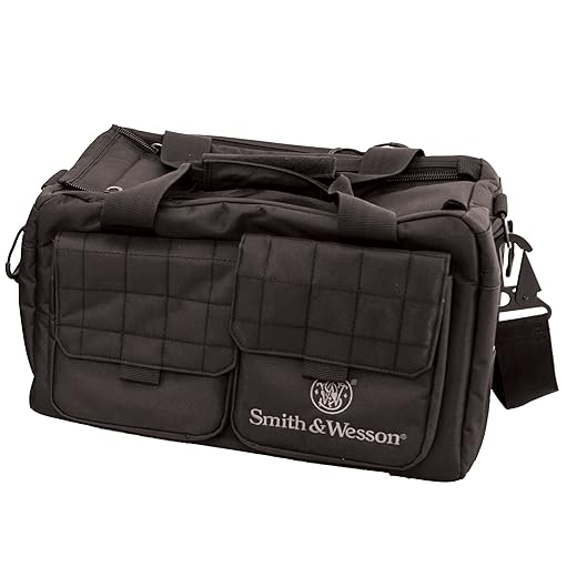 SMITH & WESSON S&W and M&P Tactical Range Bags with Weather Resistant Material for Shooting, Range, Storage and Transport
