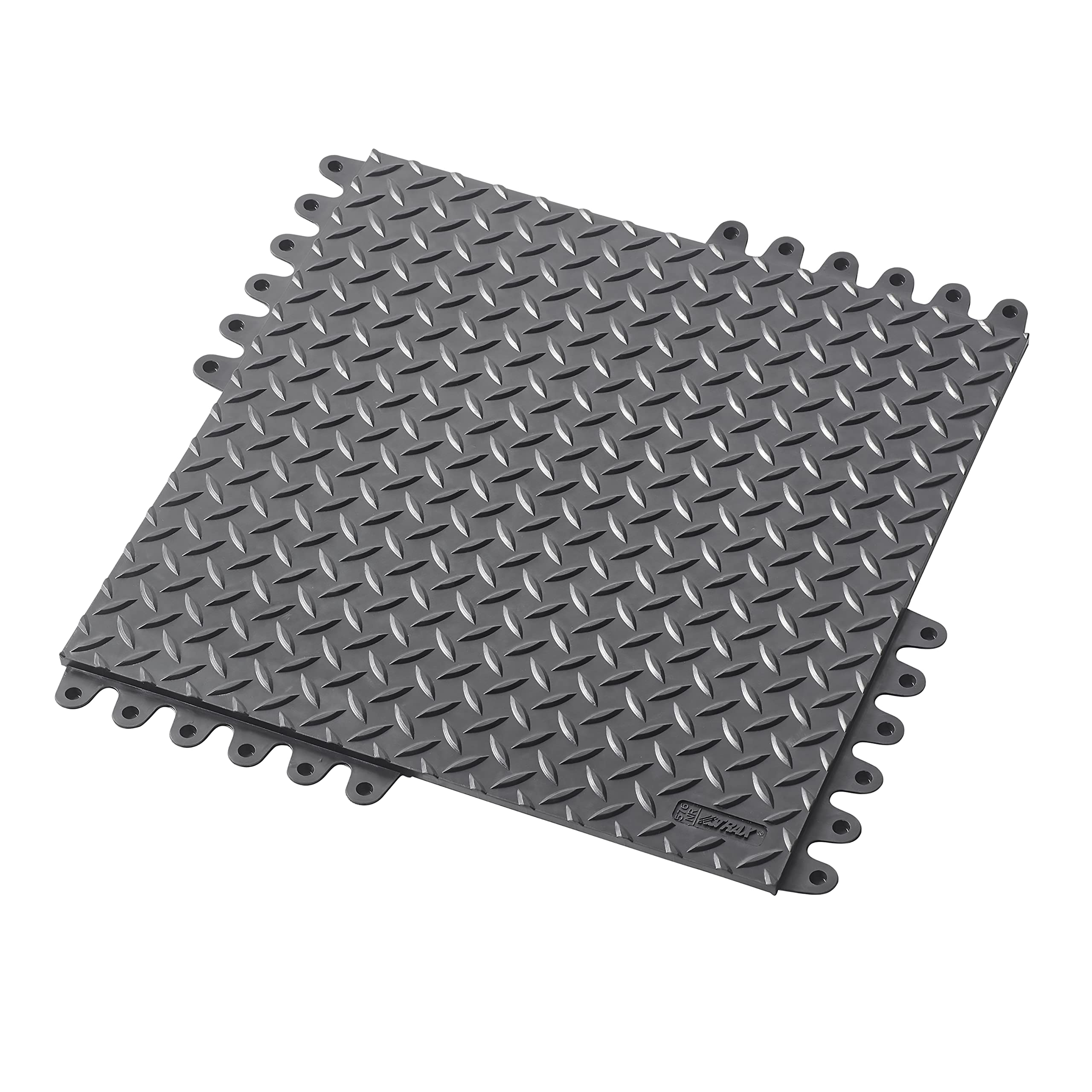 Notrax Negro De- Flex Alfombra, 45 Cm X 45 Cm