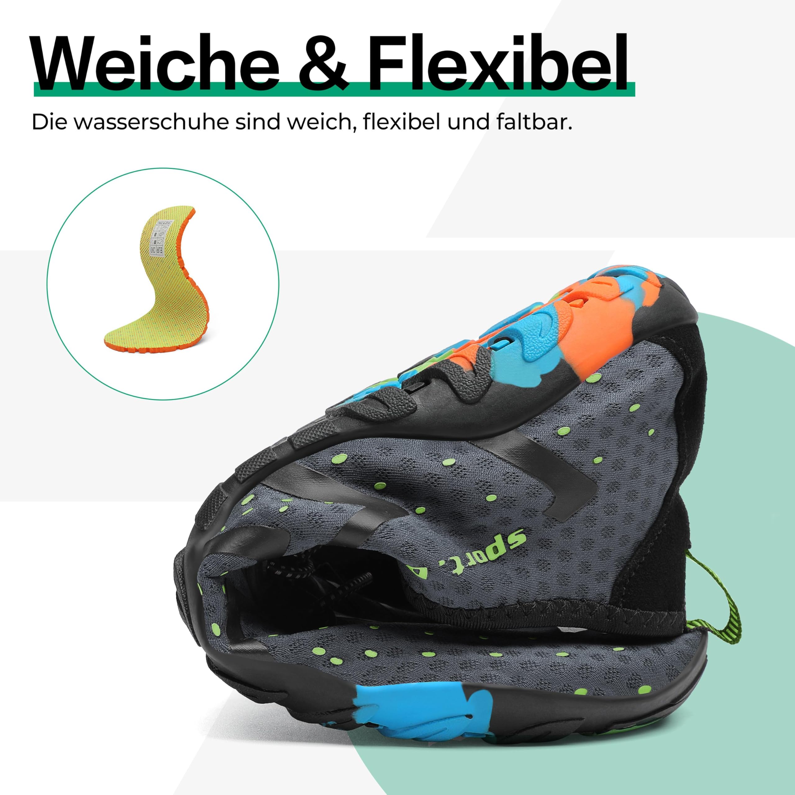 SAGUARO Scarpe da Immersione Scarpette da Scoglio Donna Uomo Antiscivolo Traspirante Nuotare Mare Surf Spiaggia Sport Acquatico 35-46 EU