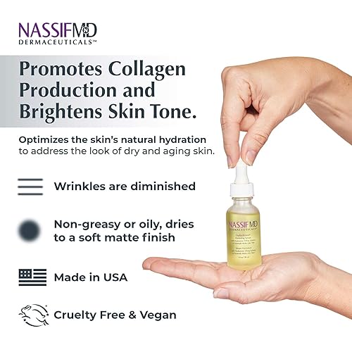 Miniatura 7 de NassifMD Hydro-Screen Suero facial de ácido hialurónico hidratante de ceramida suero de retinol ácido hialurónico hidratante suero de ceramida