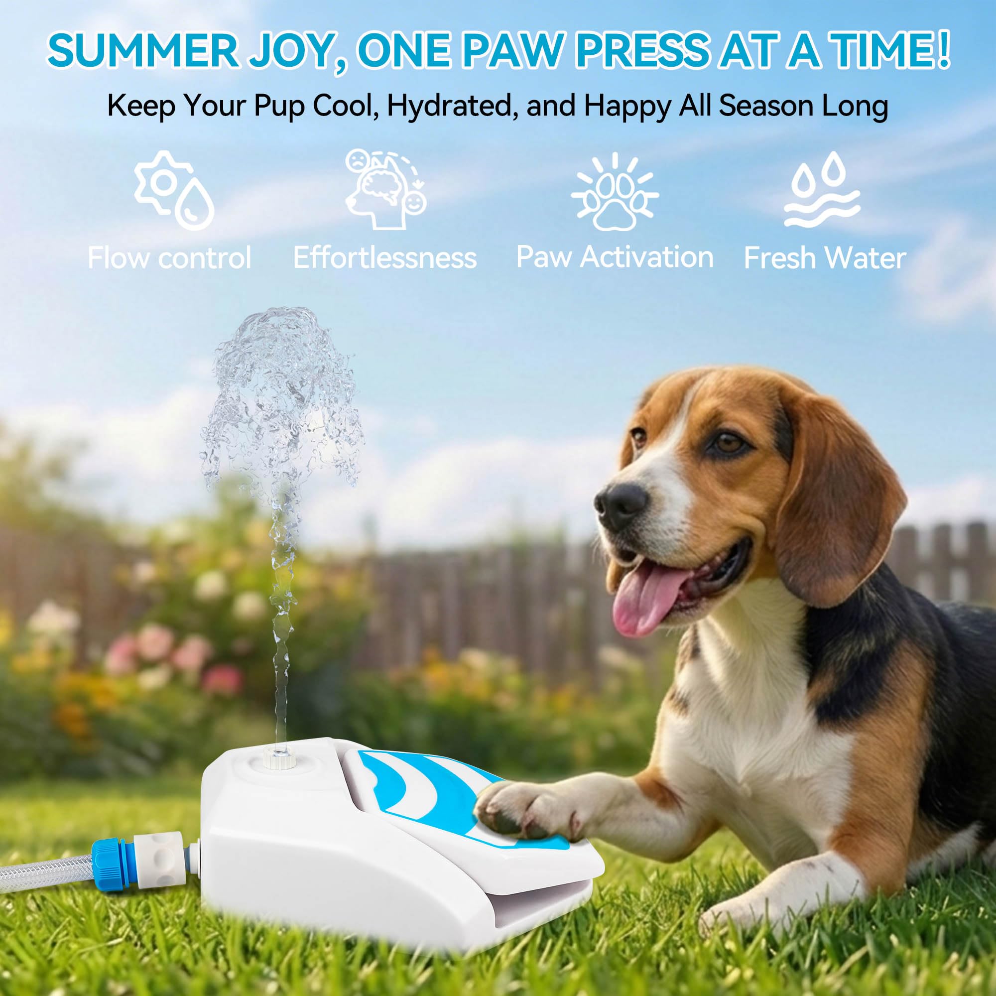 Chill Out – Garden Water Fountain by All Forno Paws