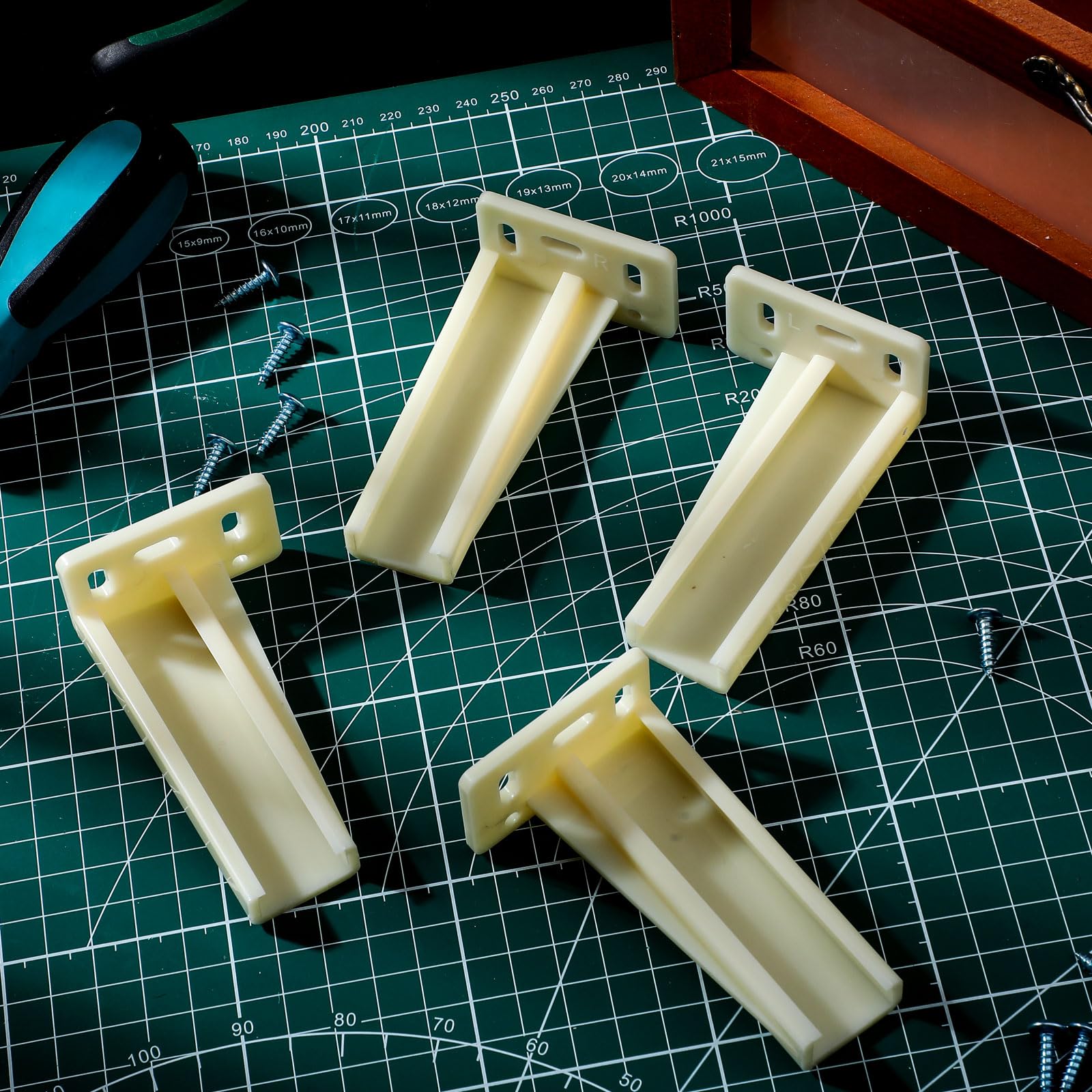 Chunful Drawer Slides - Rear Track Mounting Plates -7