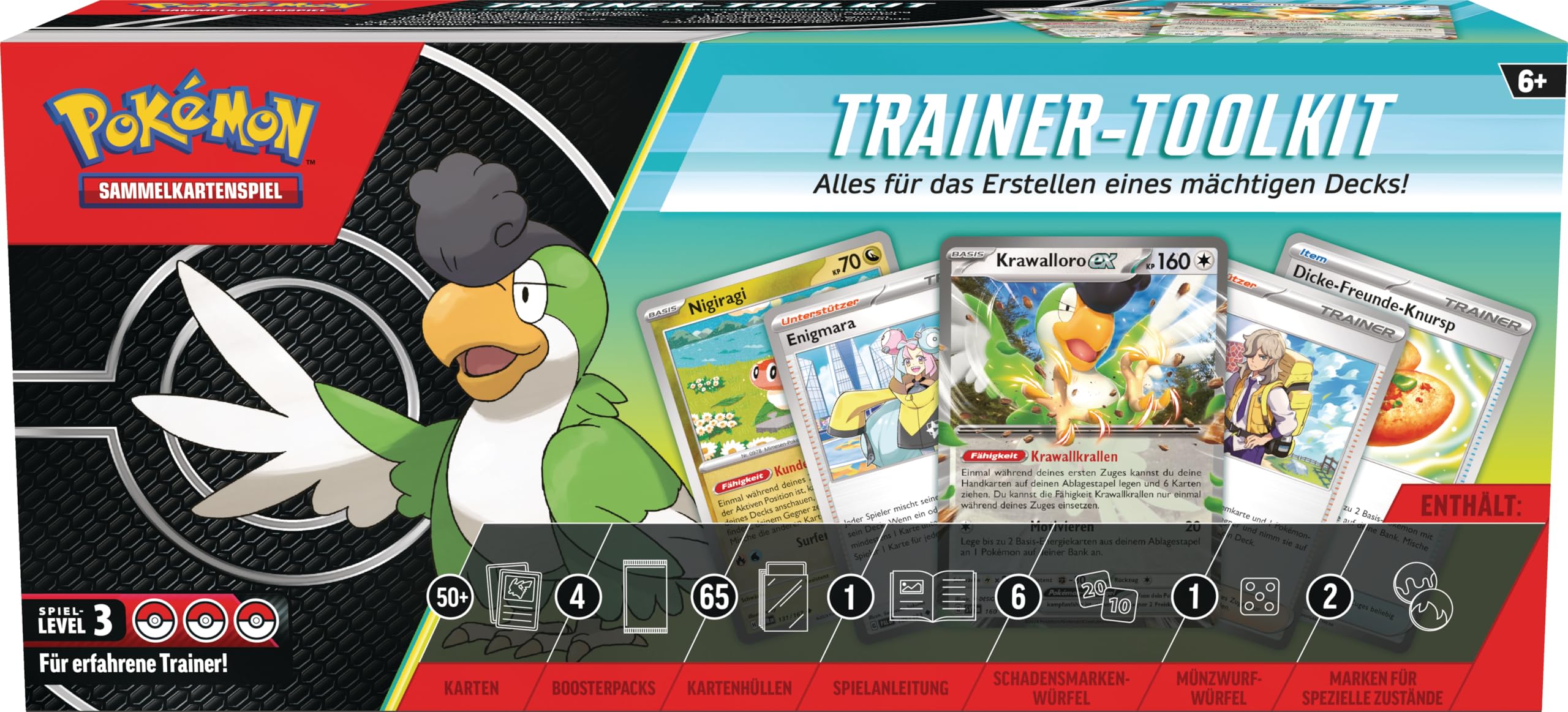 Pokémon-Sammelkartenspiel: Trainer-Toolkit (über 50 nützliche Karten, 4 Boosterpacks & mehr)