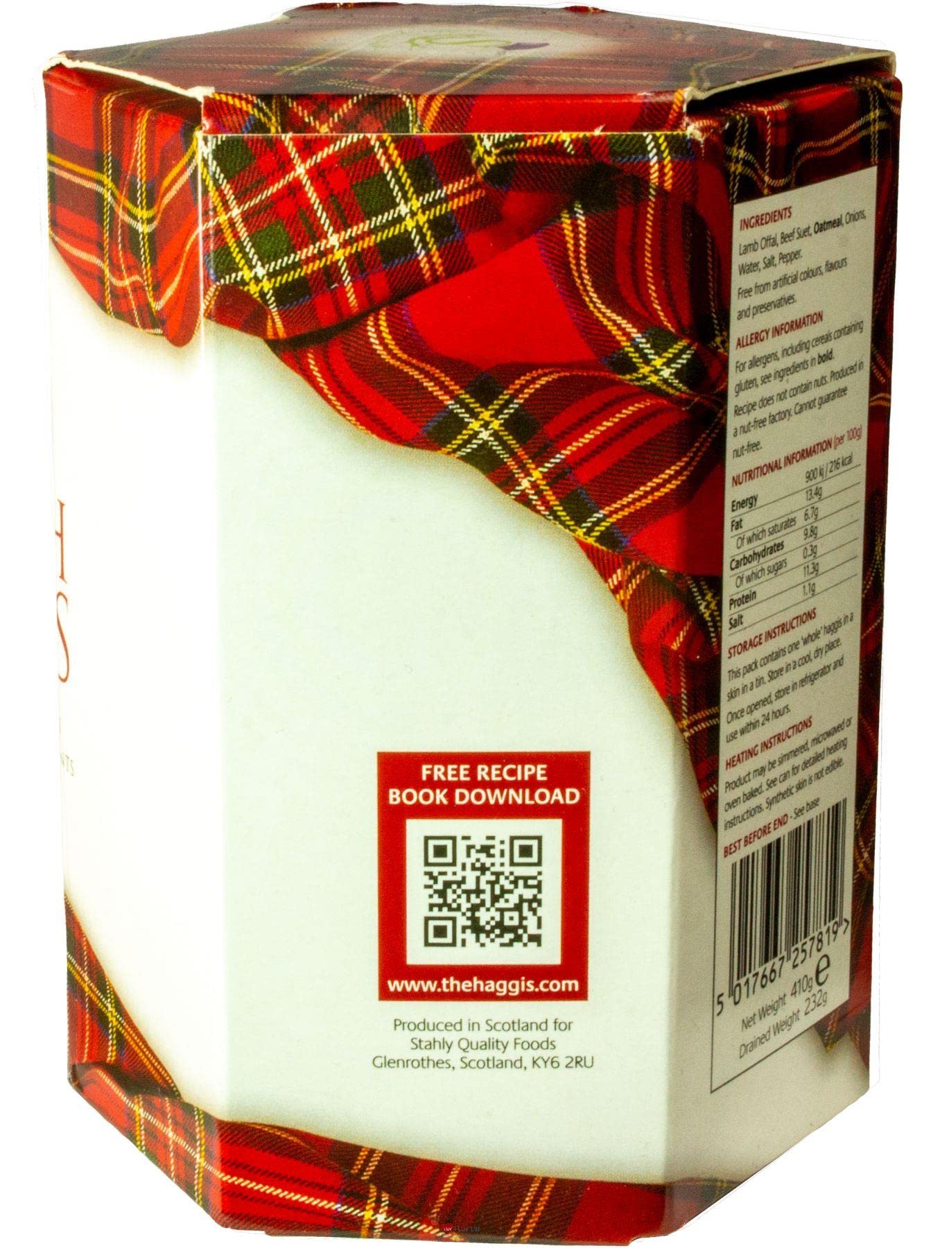 Pack de 3 Escoceses Scotch Haggis Comida Escocesa Regalos Plato Nacional de Escocia