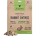 Vital Essentials Freeze Dried Raw Cat Food, Rabbit Mini Patties Entree, 3.75 oz