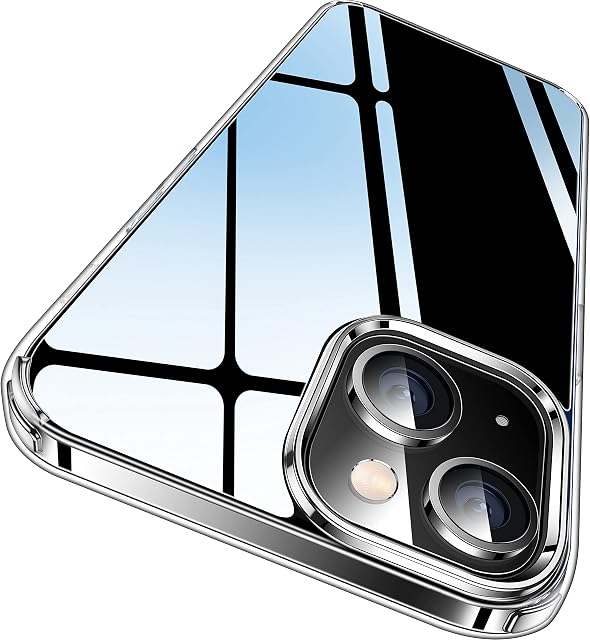CASEKOO Crystal Clear Designed for iPhone 14 Case, iPhone 13 Case, [No.1 Anti-yellowing] [10FT Mil-grade Protection] Shockproof Protective Phone Cases for iPhone 13, Thin Slim Fit Cover 5G 2022, Clear
